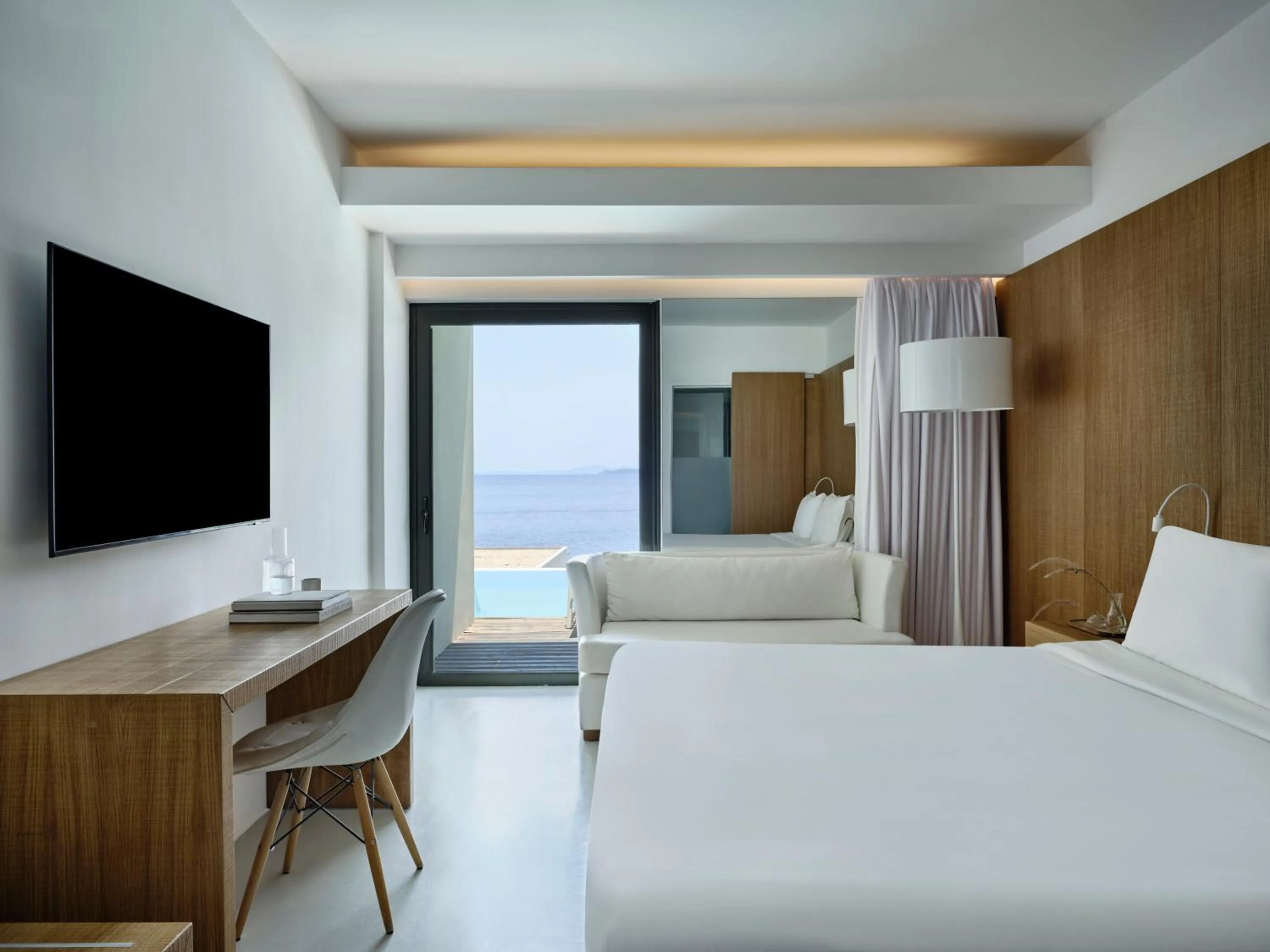 Bed in Atlantica Nissaki Beach - Adults Only