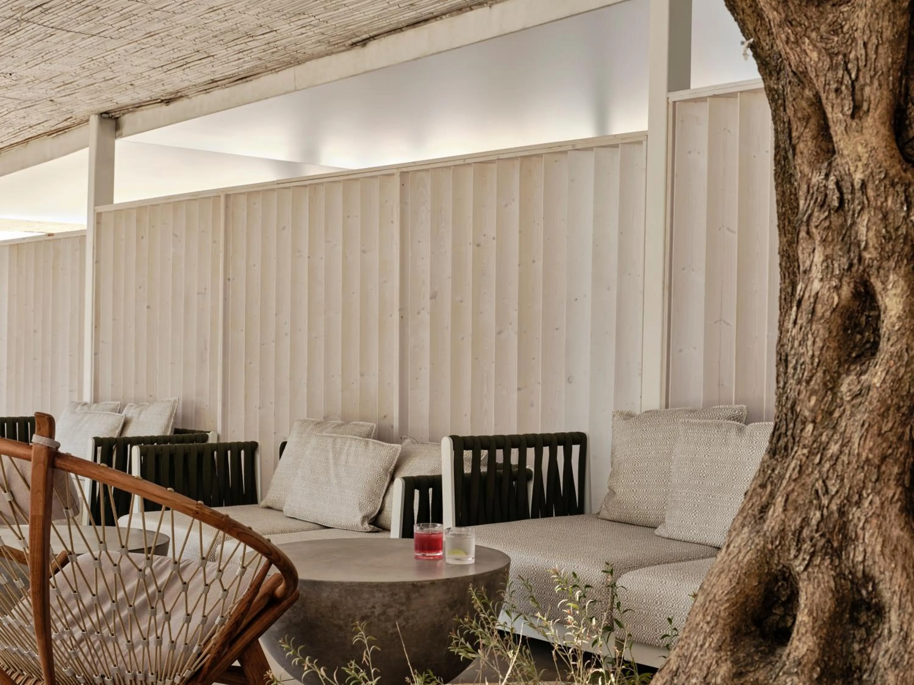 Seating area in Atlantica Nissaki Beach - Adults Only