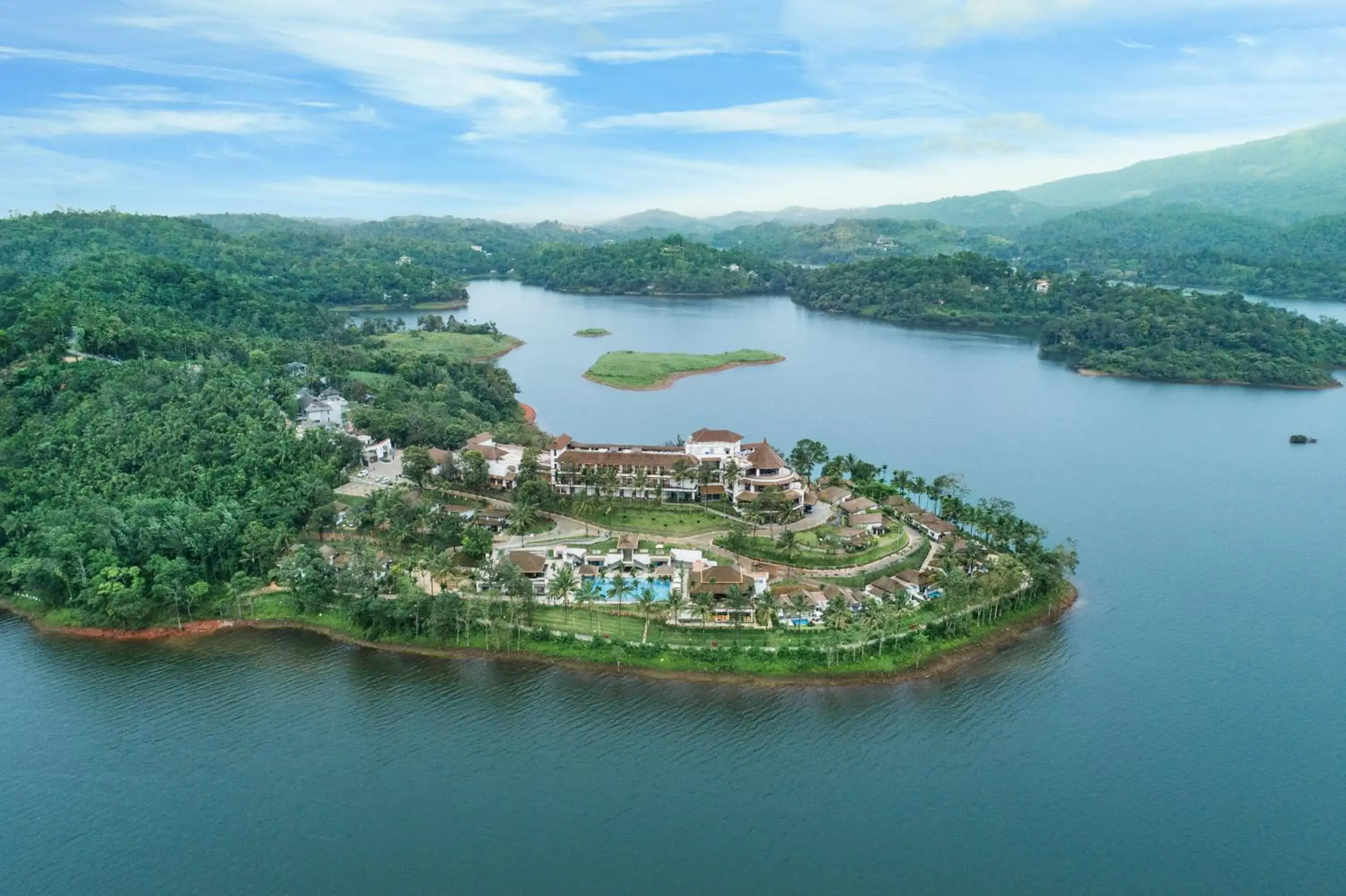 Bird's eye view in Taj Wayanad Resort & Spa, Kerala Bird's eye view in Taj Wayanad Resort & Spa, Kerala