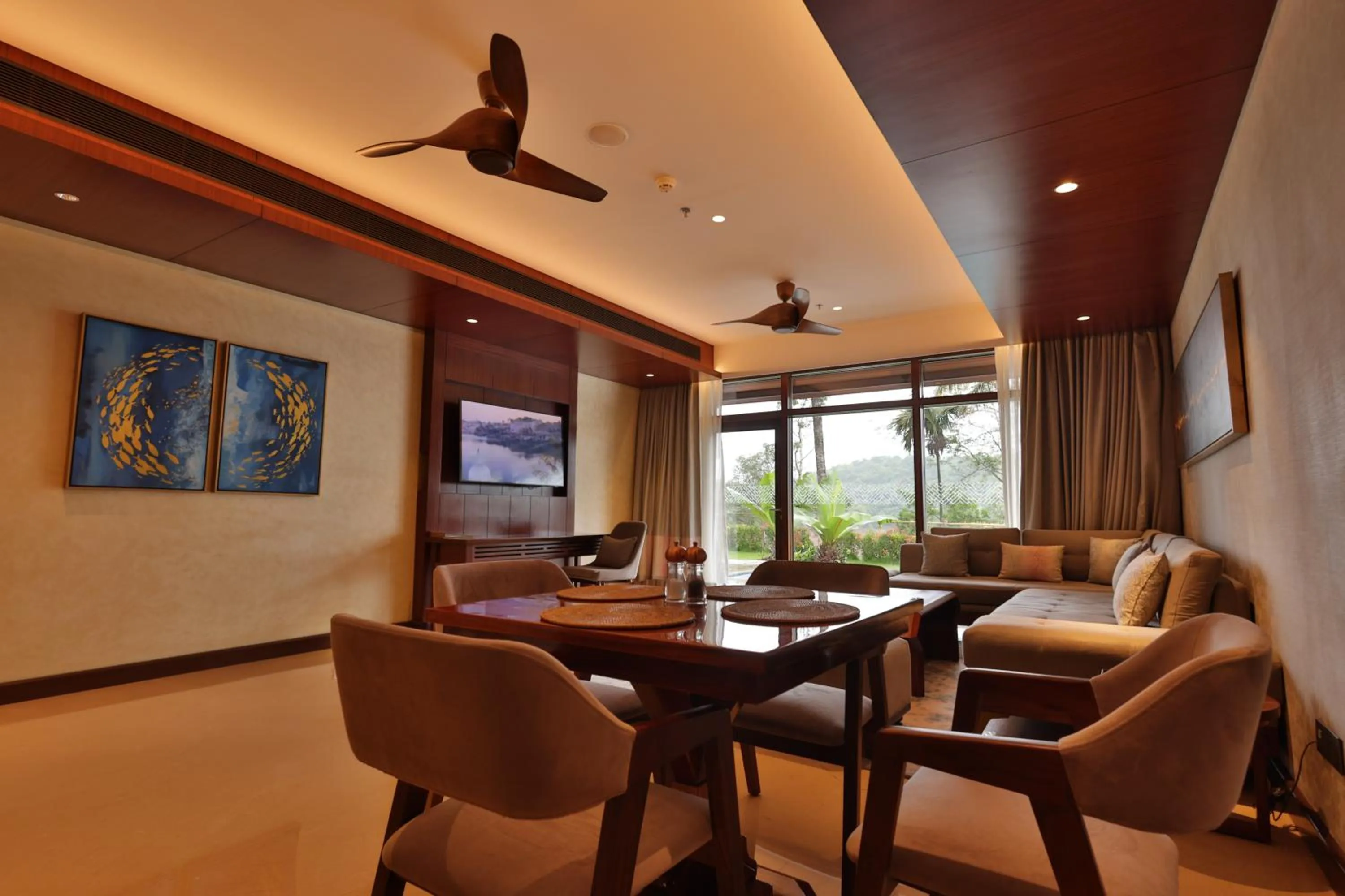Living room in Taj Wayanad Resort & Spa, Kerala