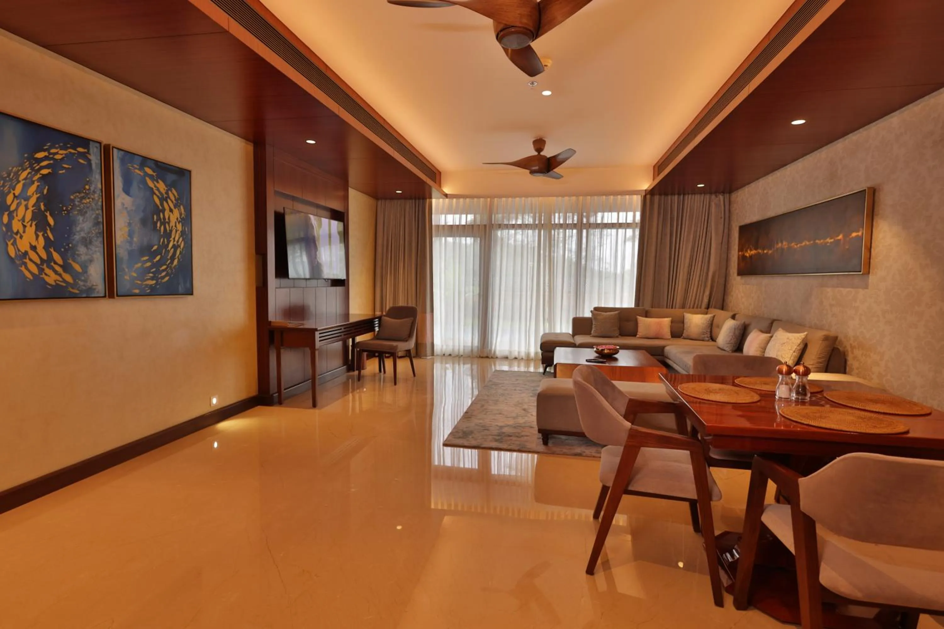 Living room in Taj Wayanad Resort & Spa, Kerala