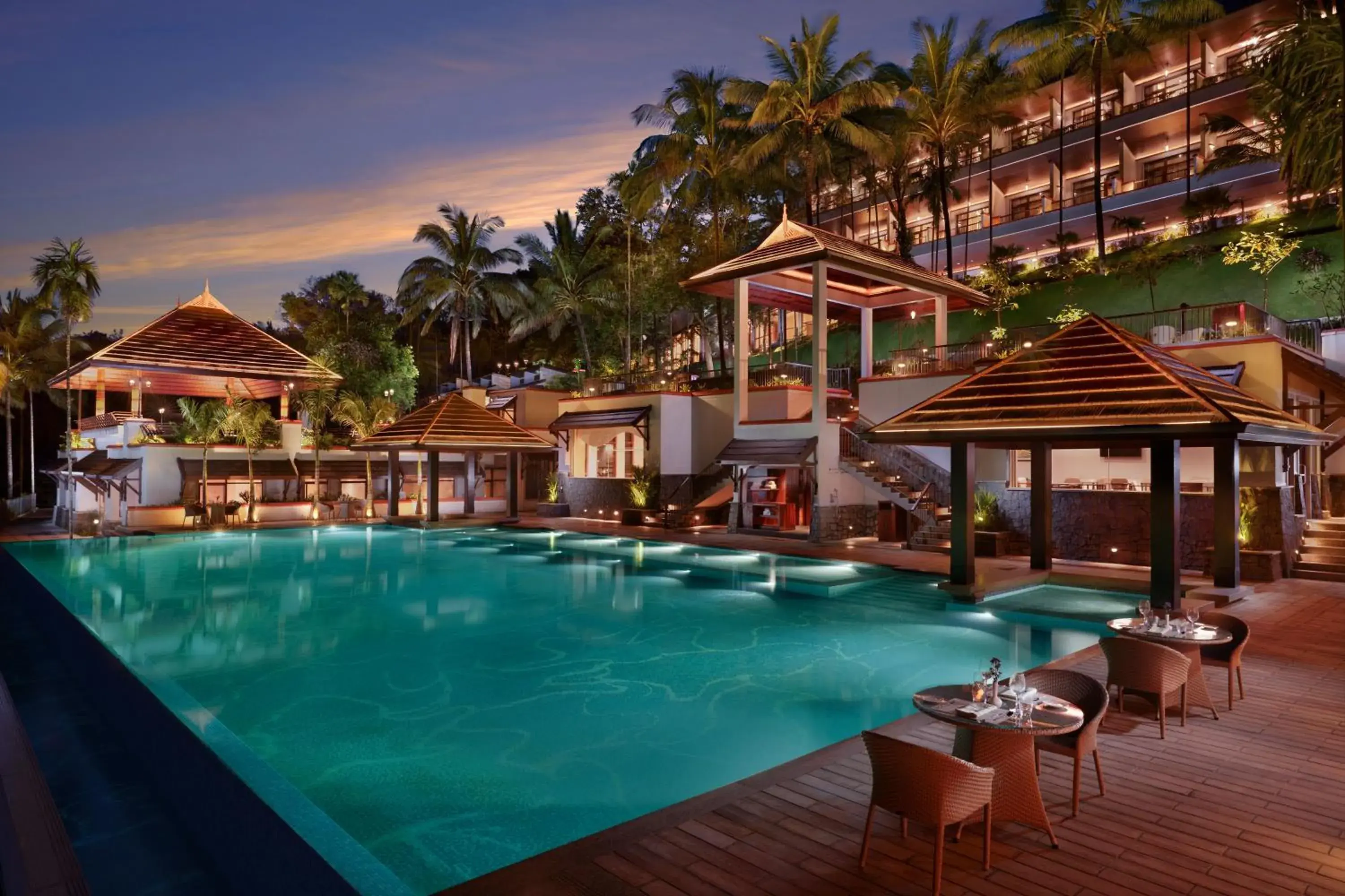 Swimming pool in Taj Wayanad Resort & Spa, Kerala Swimming pool in Taj Wayanad Resort & Spa, Kerala