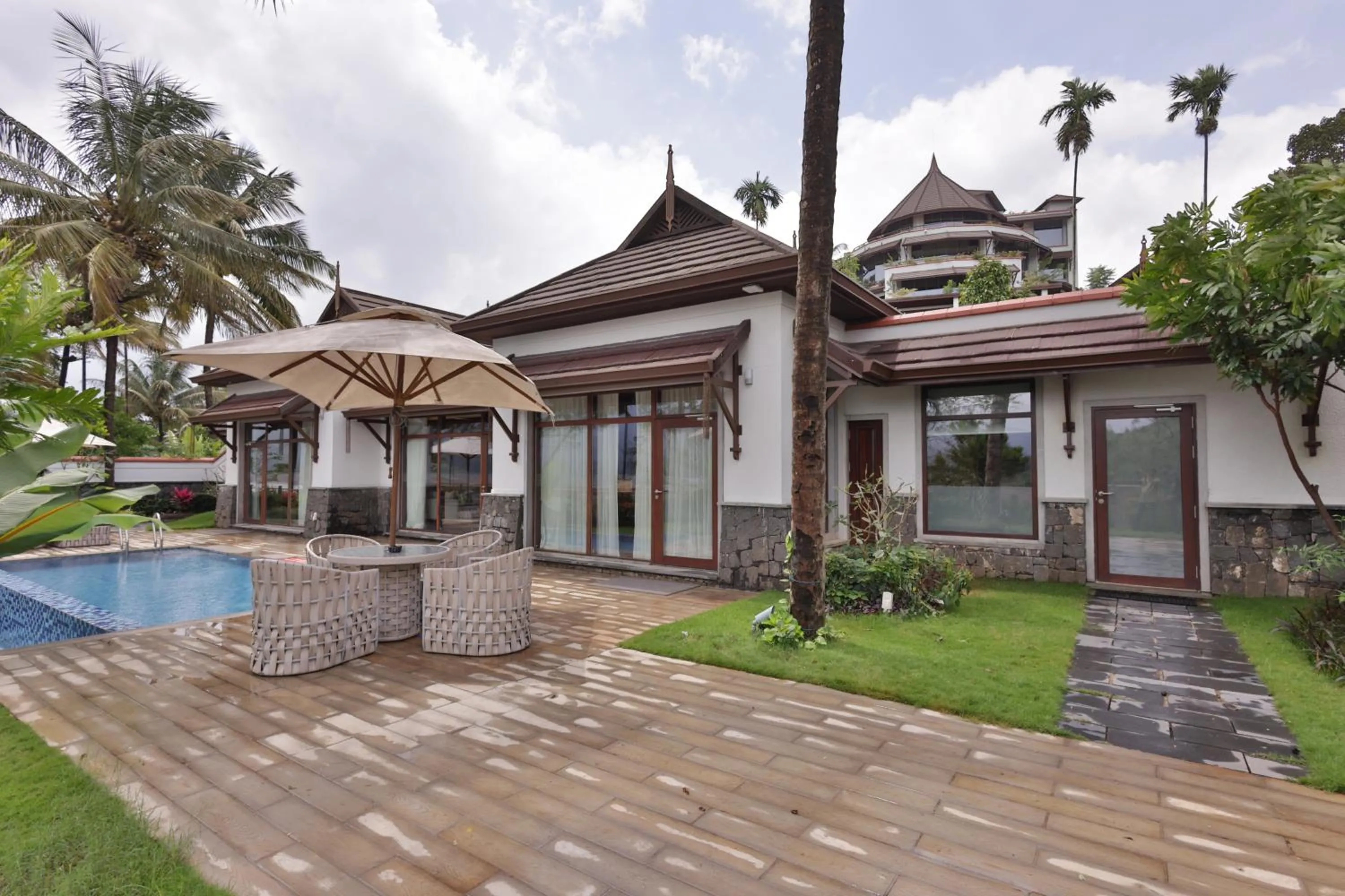 Swimming pool in Taj Wayanad Resort & Spa, Kerala