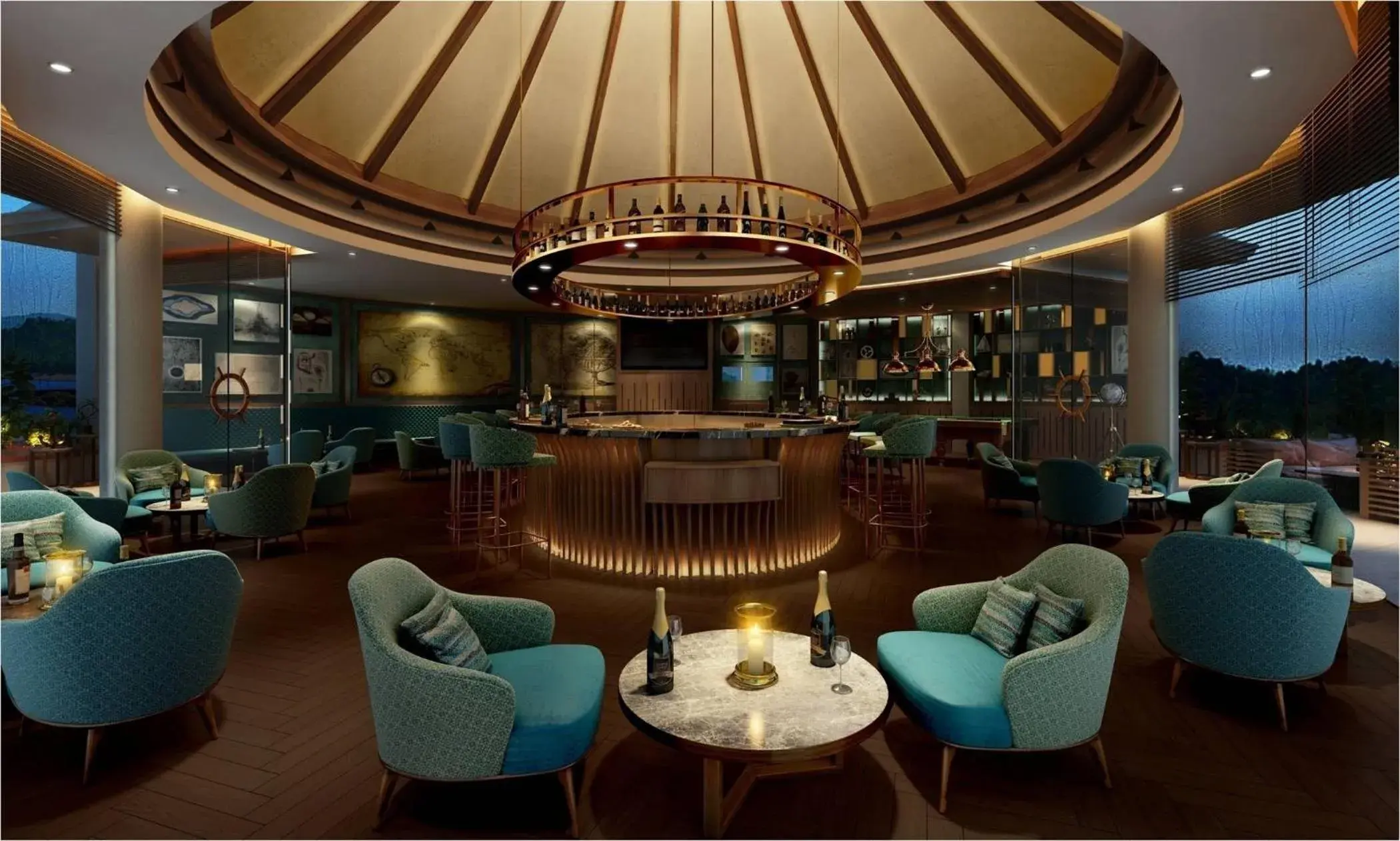 Lounge or bar in Taj Wayanad Resort & Spa, Kerala Lounge or bar in Taj Wayanad Resort & Spa, Kerala