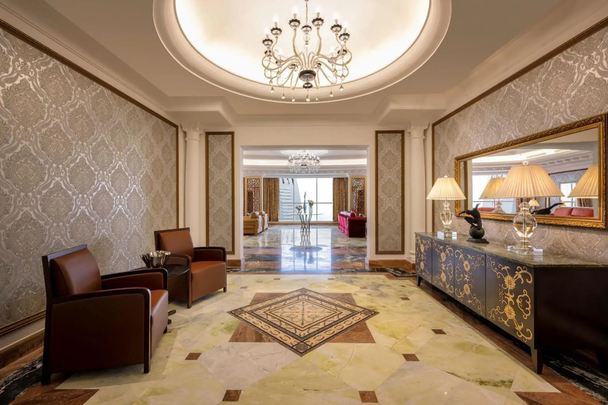 Lobby or reception in Dusit Hotel & Suites - Doha Lobby or reception in Dusit Hotel & Suites - Doha