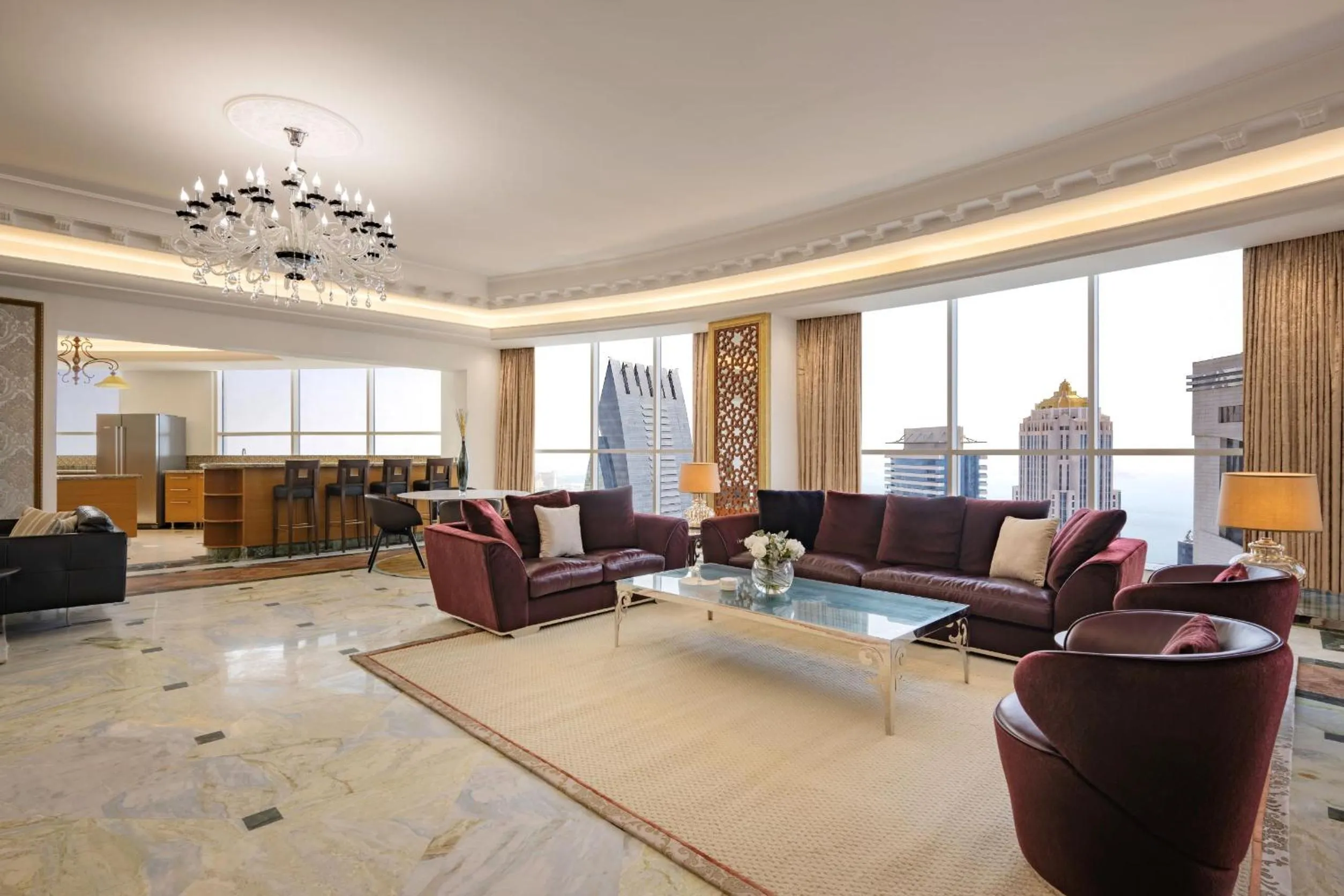Living room in Dusit Hotel & Suites - Doha