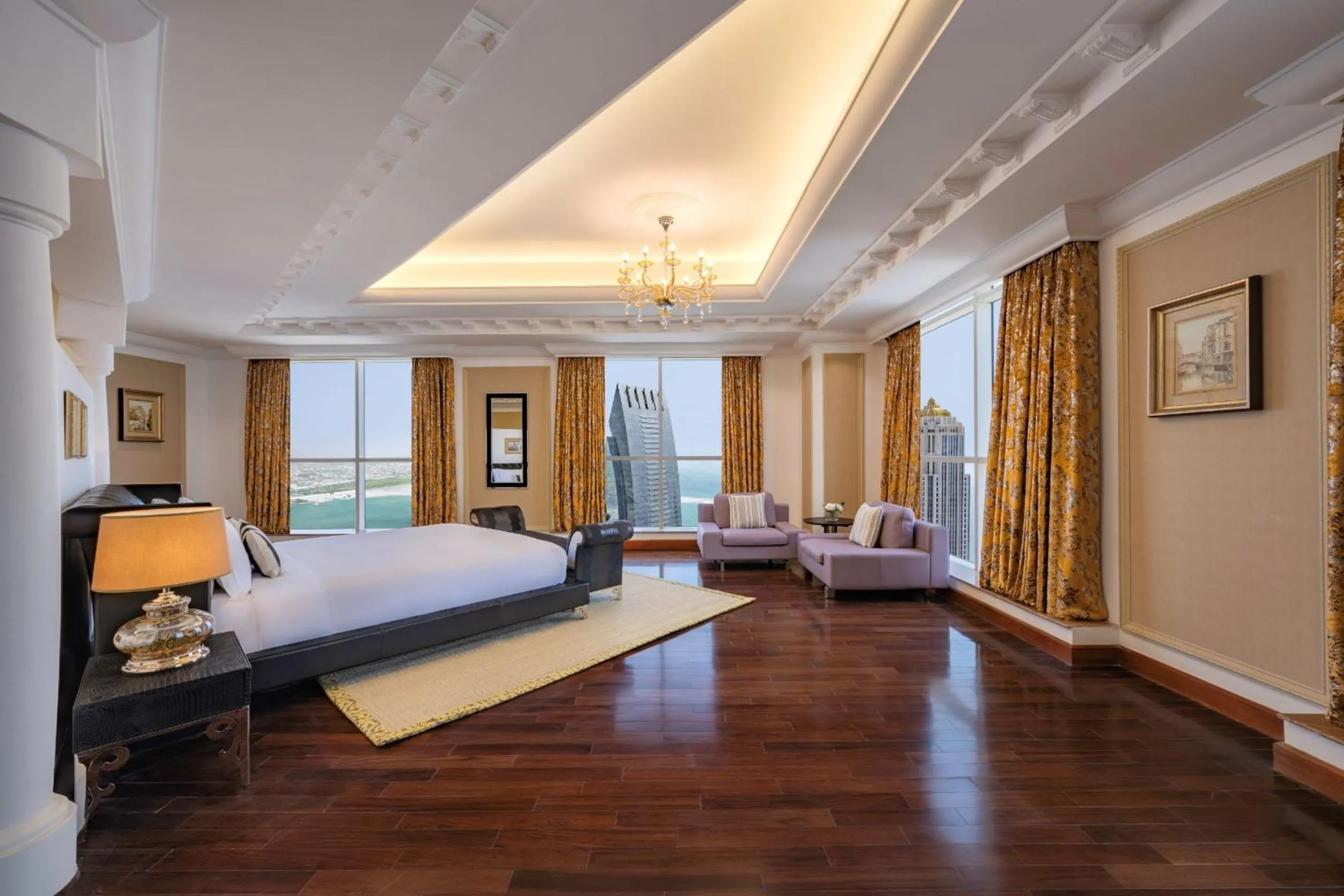 Bed in Dusit Hotel & Suites - Doha