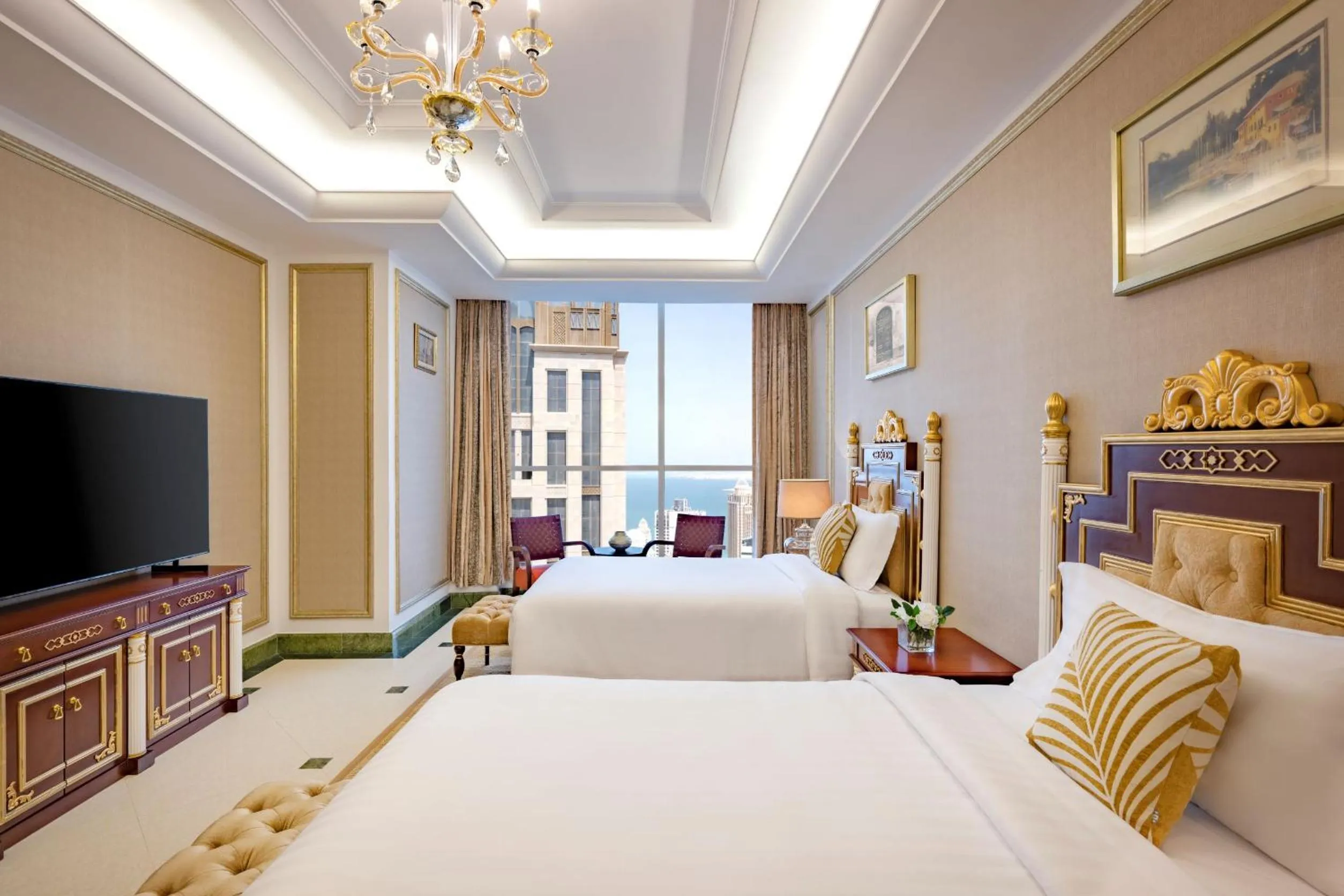 Bed in Dusit Hotel & Suites - Doha
