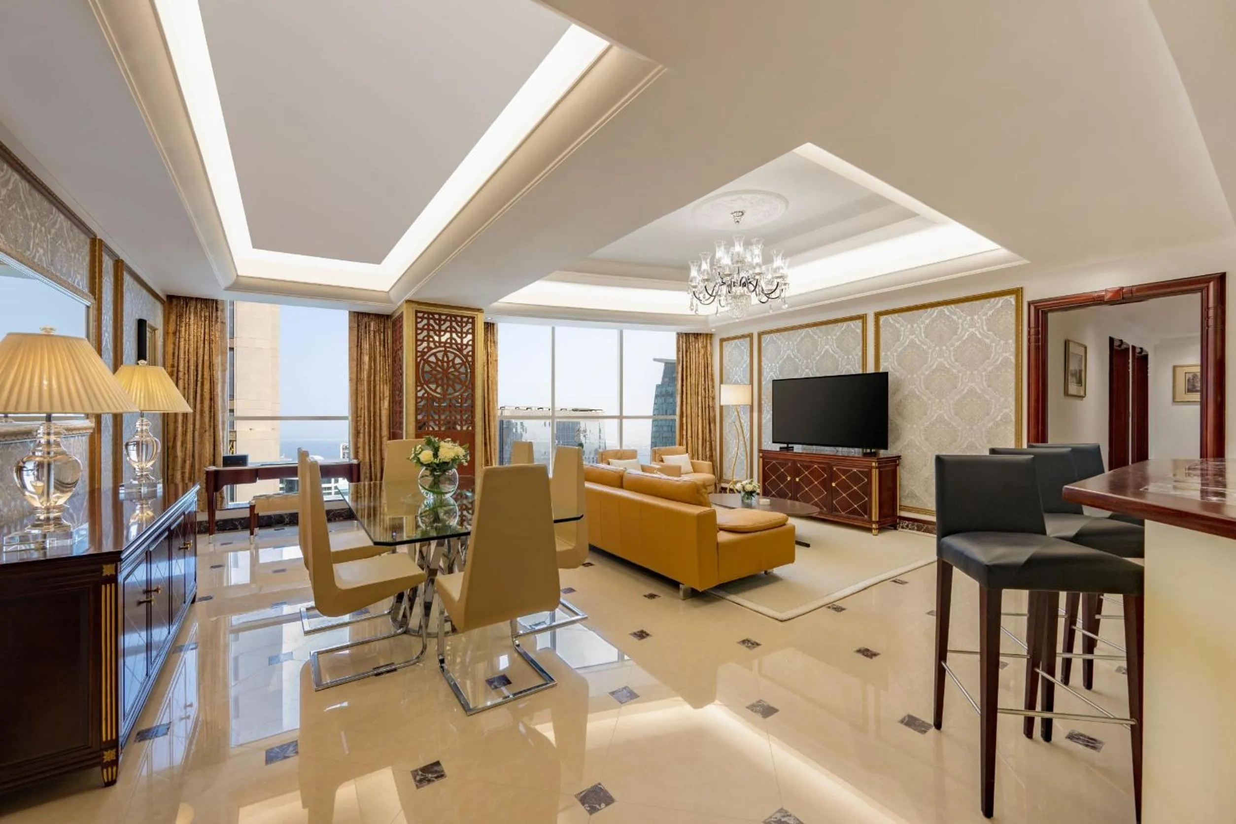 Living room in Dusit Hotel & Suites - Doha