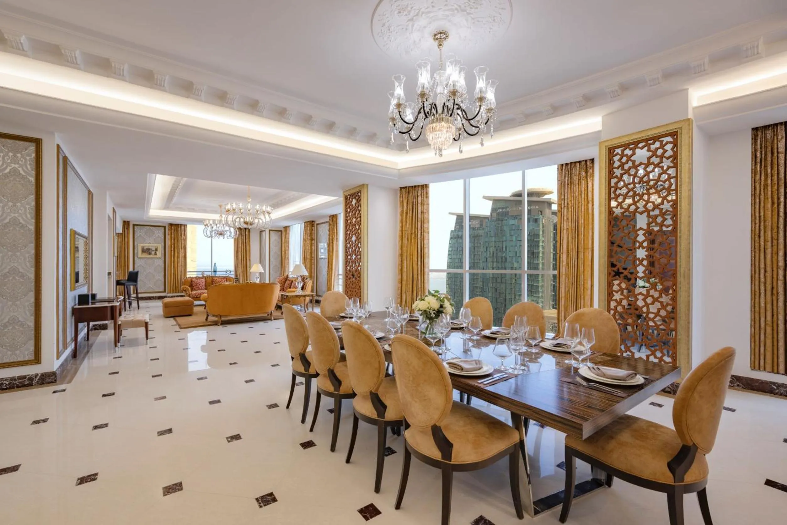 Dining area in Dusit Hotel & Suites - Doha
