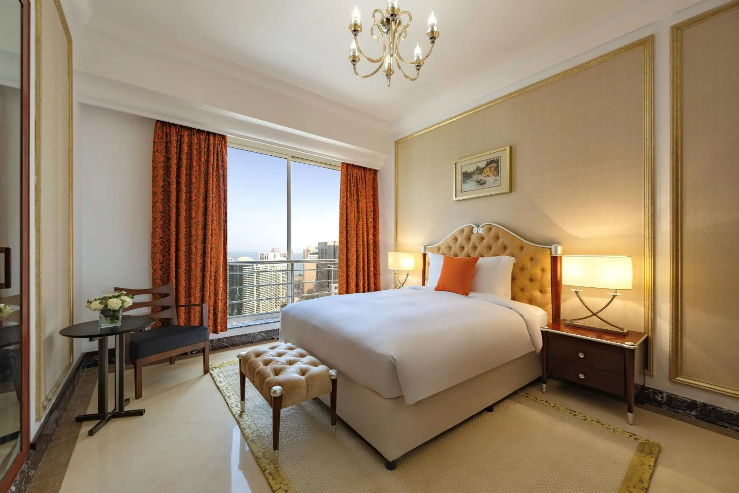 Bed in Dusit Hotel & Suites - Doha