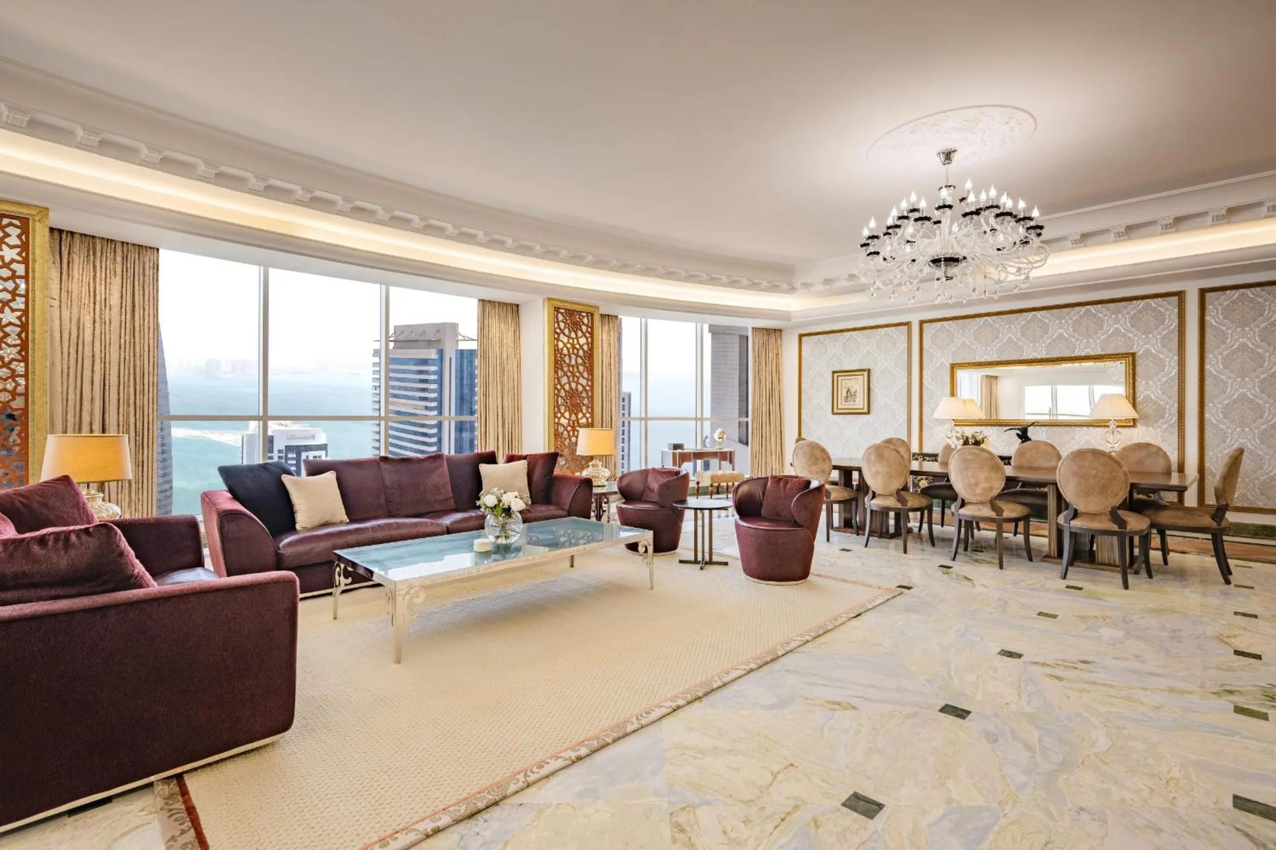 Living room in Dusit Hotel & Suites - Doha