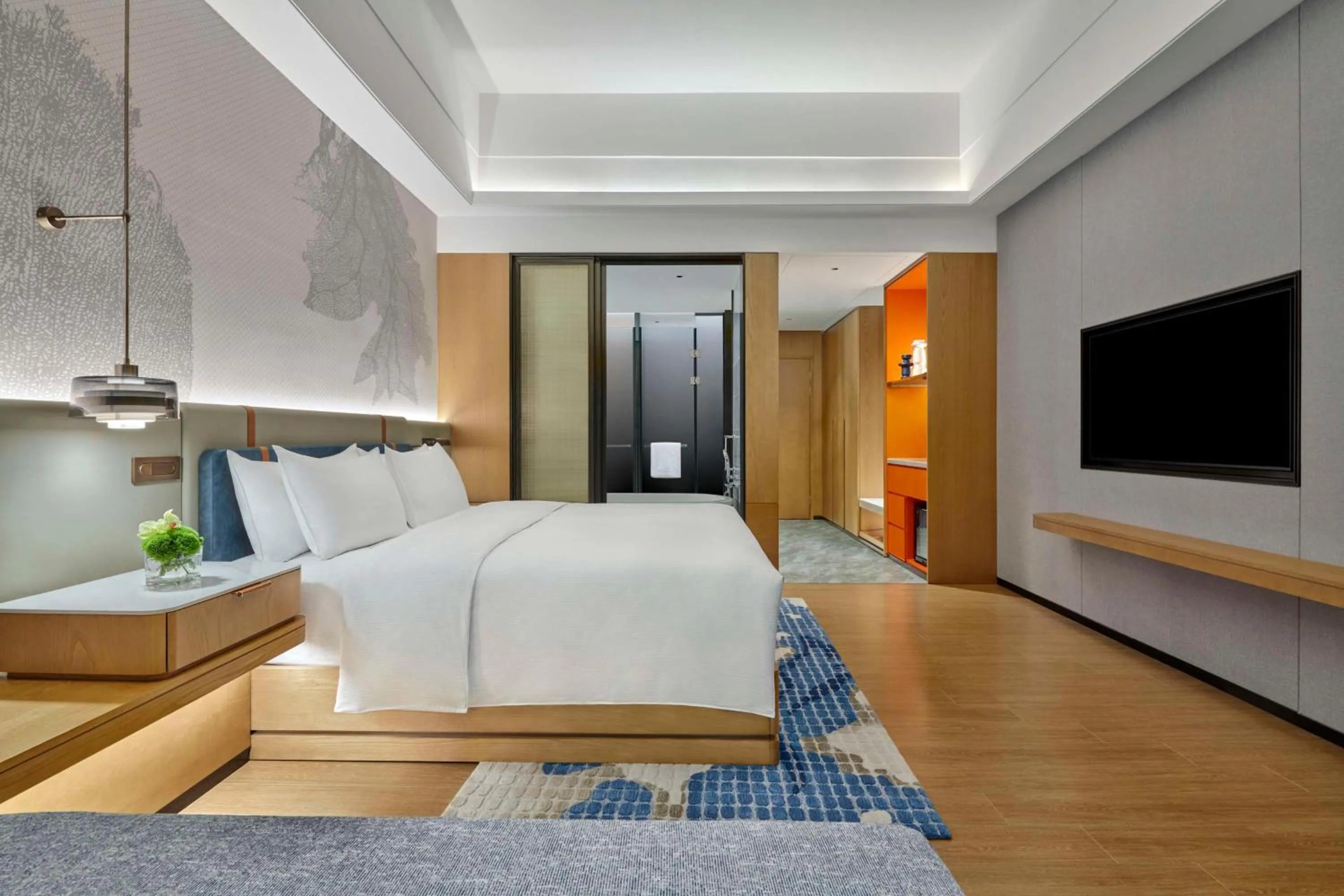 Bedroom, Bed in DoubleTree by Hilton Guangzhou Zengcheng - Canton Fair Free Shuttle Bus