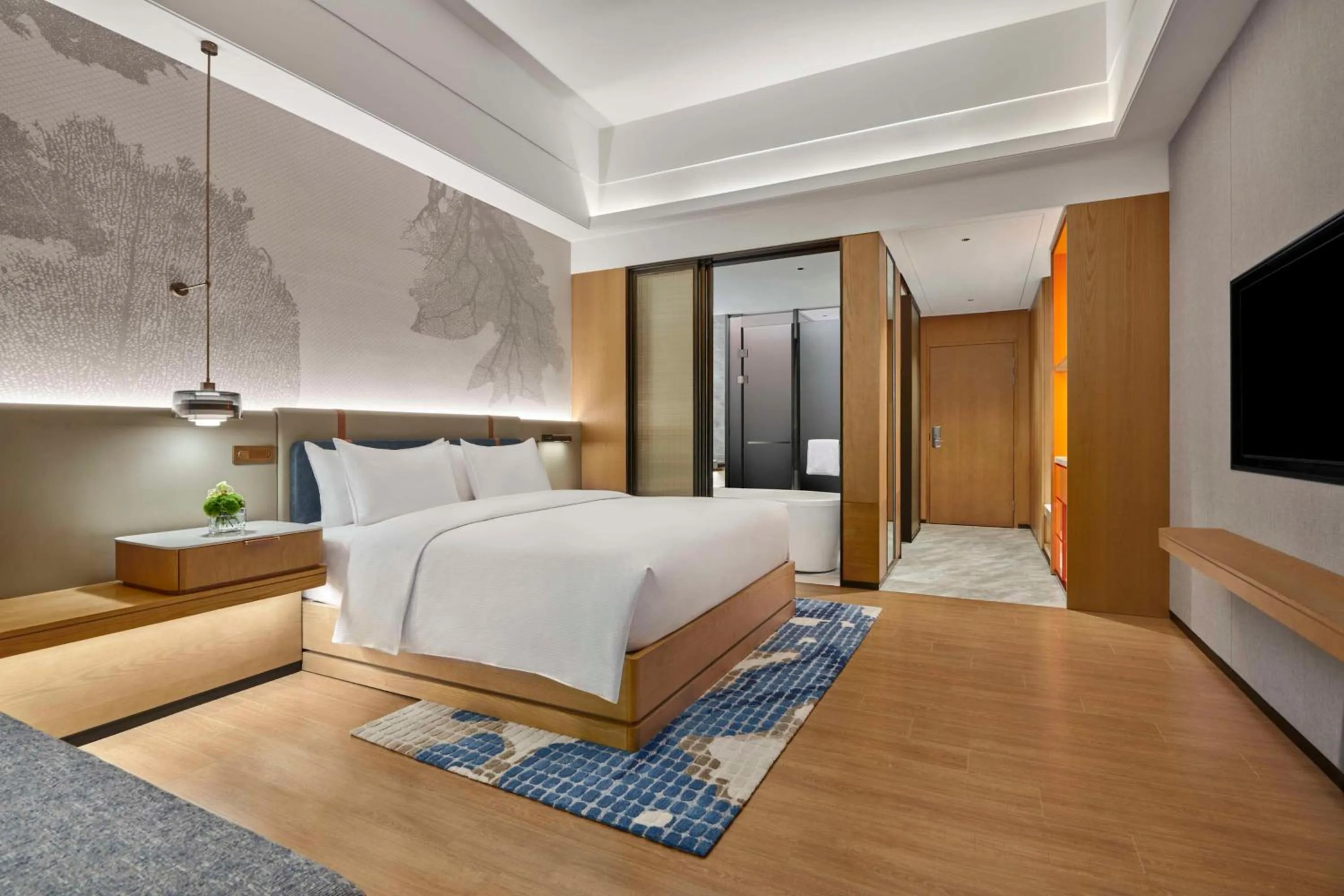 Bedroom, Bed in DoubleTree by Hilton Guangzhou Zengcheng - Canton Fair Free Shuttle Bus