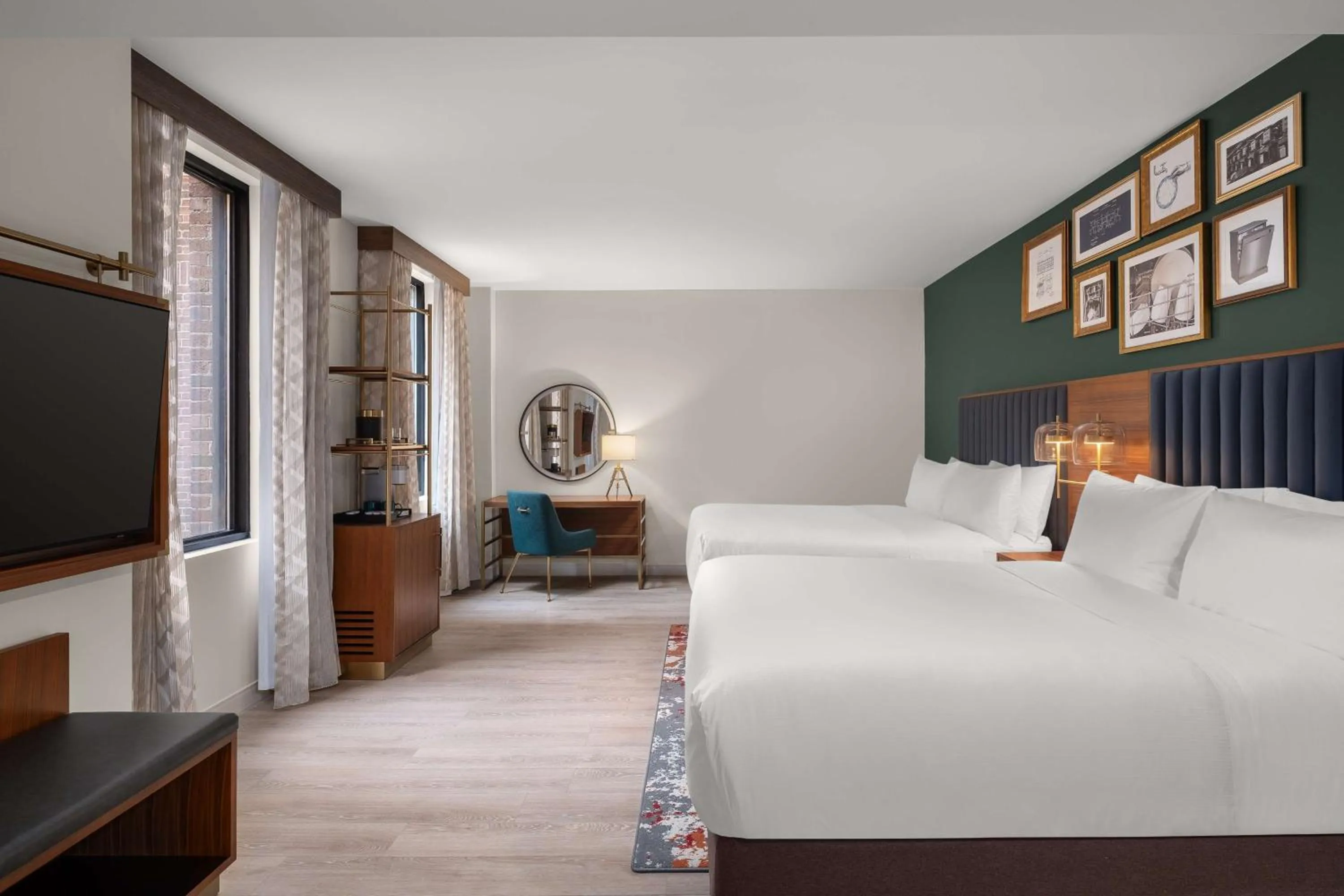 Bed in Hotel Ardent Dayton Downtown, Tapestry Collection By Hilton