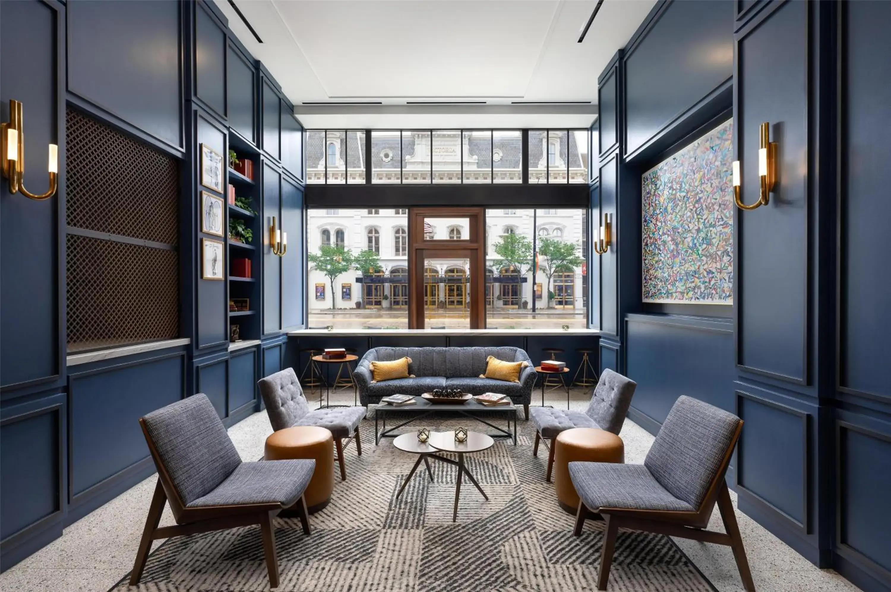 Lobby or reception in Hotel Ardent Dayton Downtown, Tapestry Collection By Hilton Lobby or reception in Hotel Ardent Dayton Downtown, Tapestry Collection By Hilton