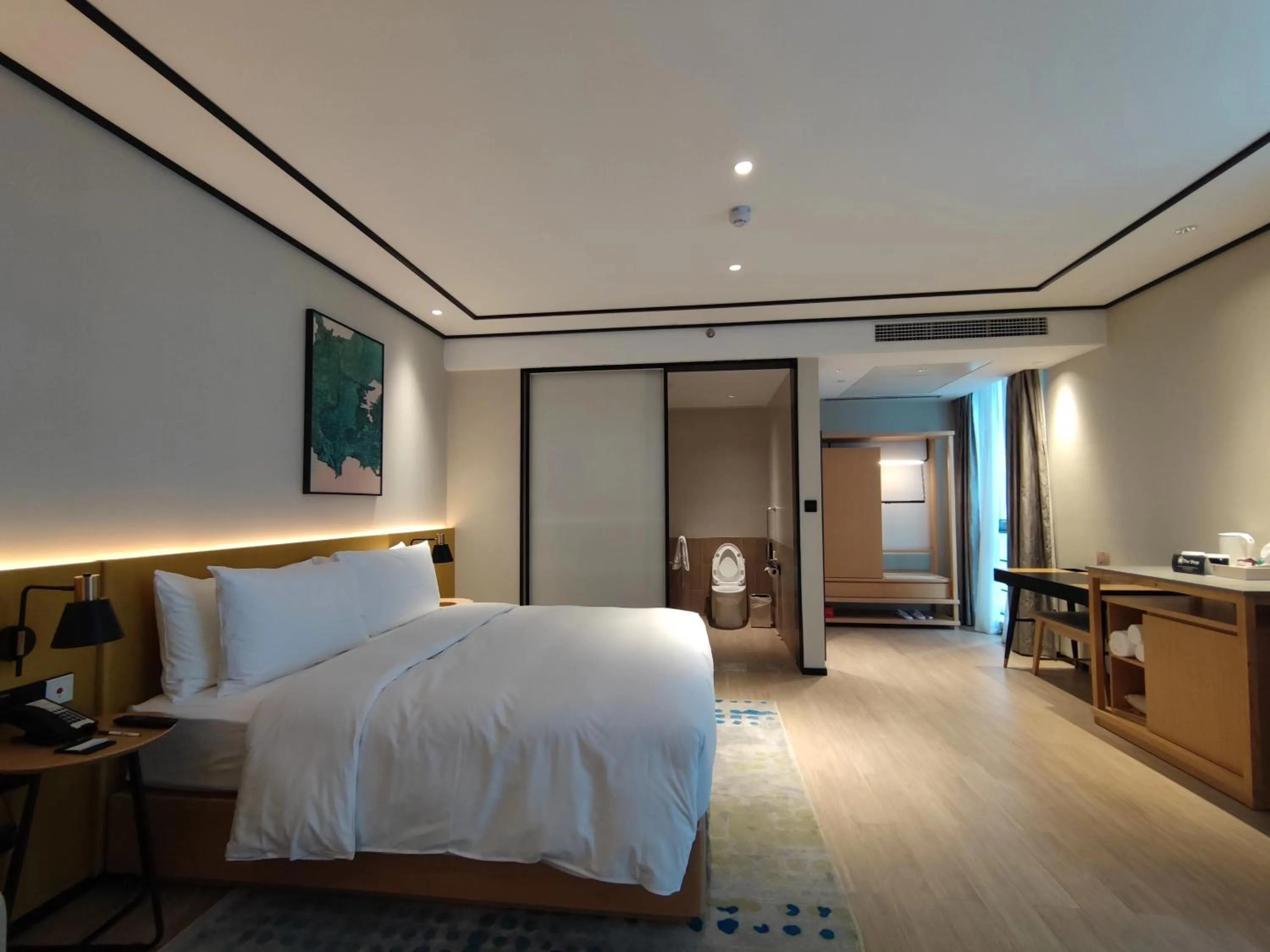Bed in Hilton Garden Inn Hefei Binhu New District