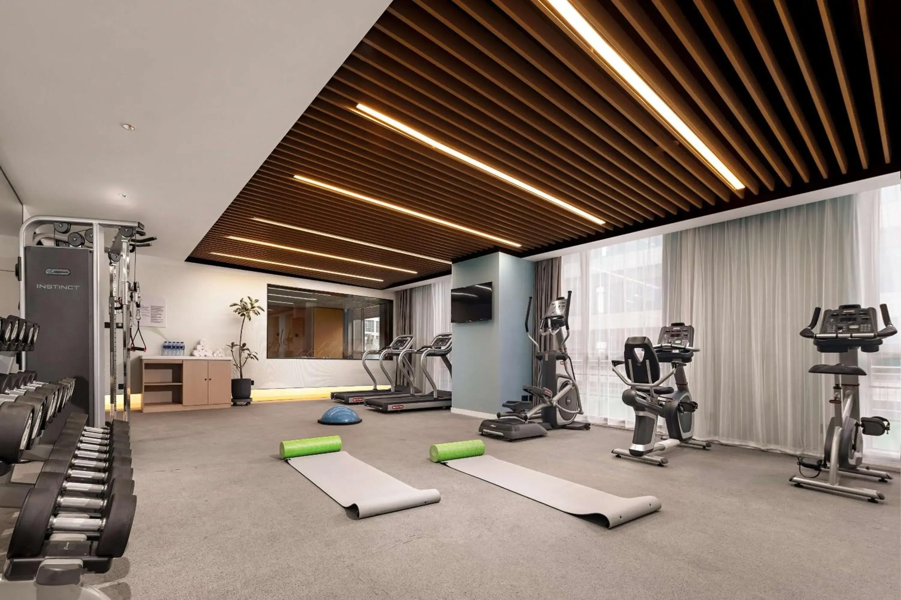 Fitness centre/facilities in Hilton Garden Inn Hefei Binhu New District Fitness centre/facilities in Hilton Garden Inn Hefei Binhu New District