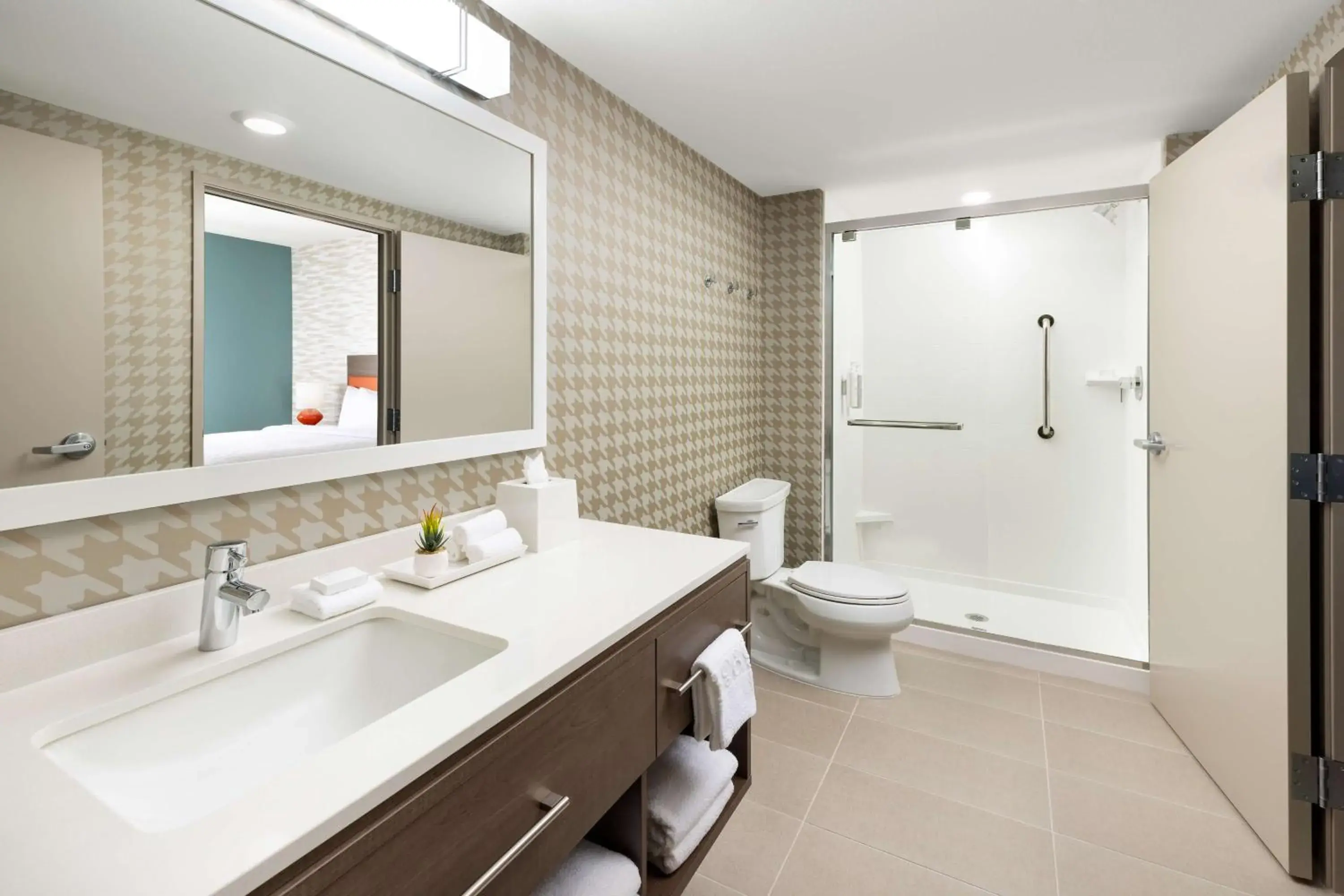 Bathroom in Home2 Suites By Hilton North Scottsdale Near Mayo Clinic Bathroom in Home2 Suites By Hilton North Scottsdale Near Mayo Clinic