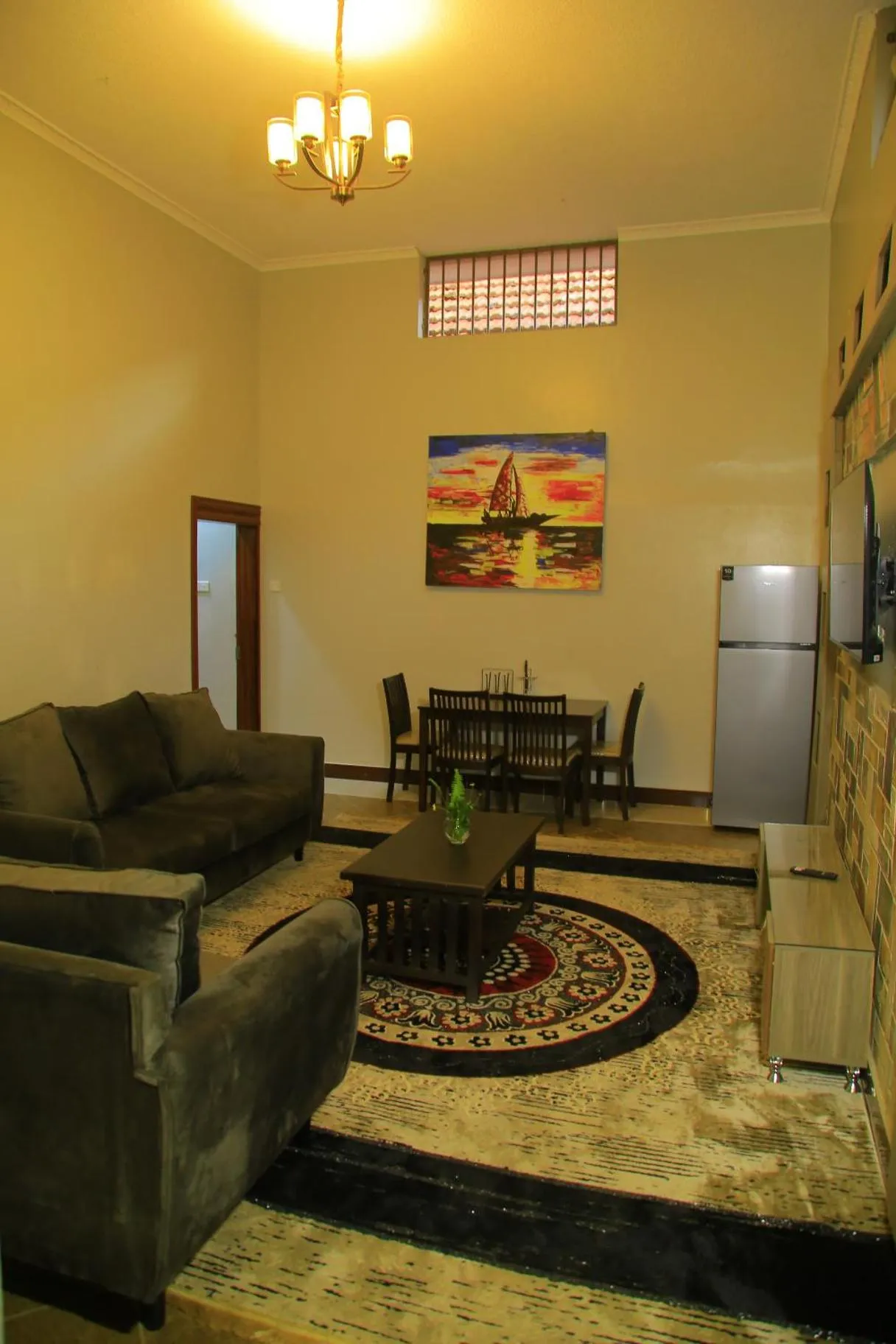 Seating area in Royal Victoria House Ltd