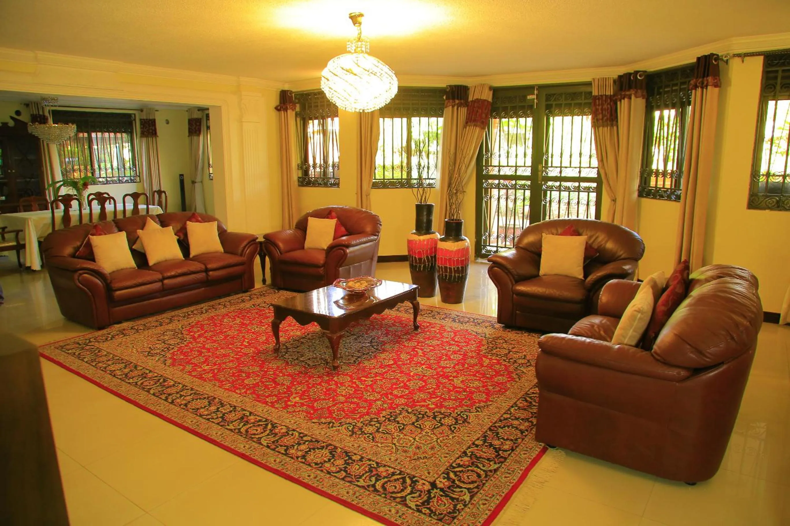 Seating area in Royal Victoria House Ltd