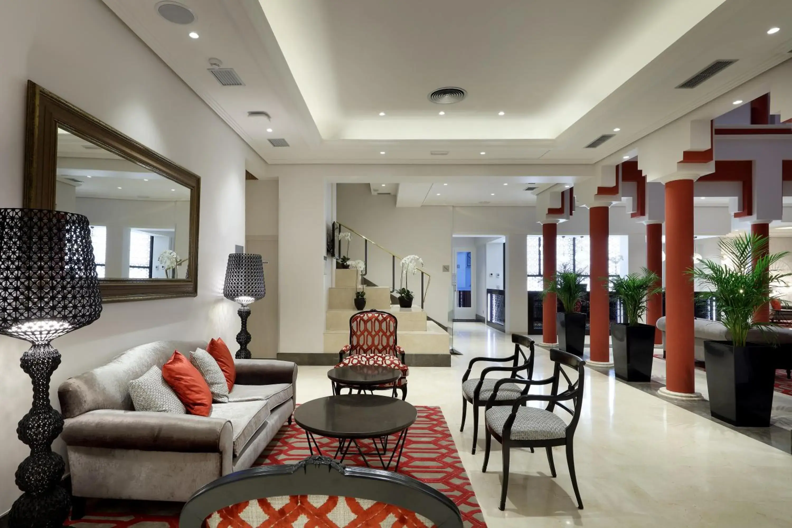 Lobby or reception in Eurostars Regina Lobby or reception in Eurostars Regina