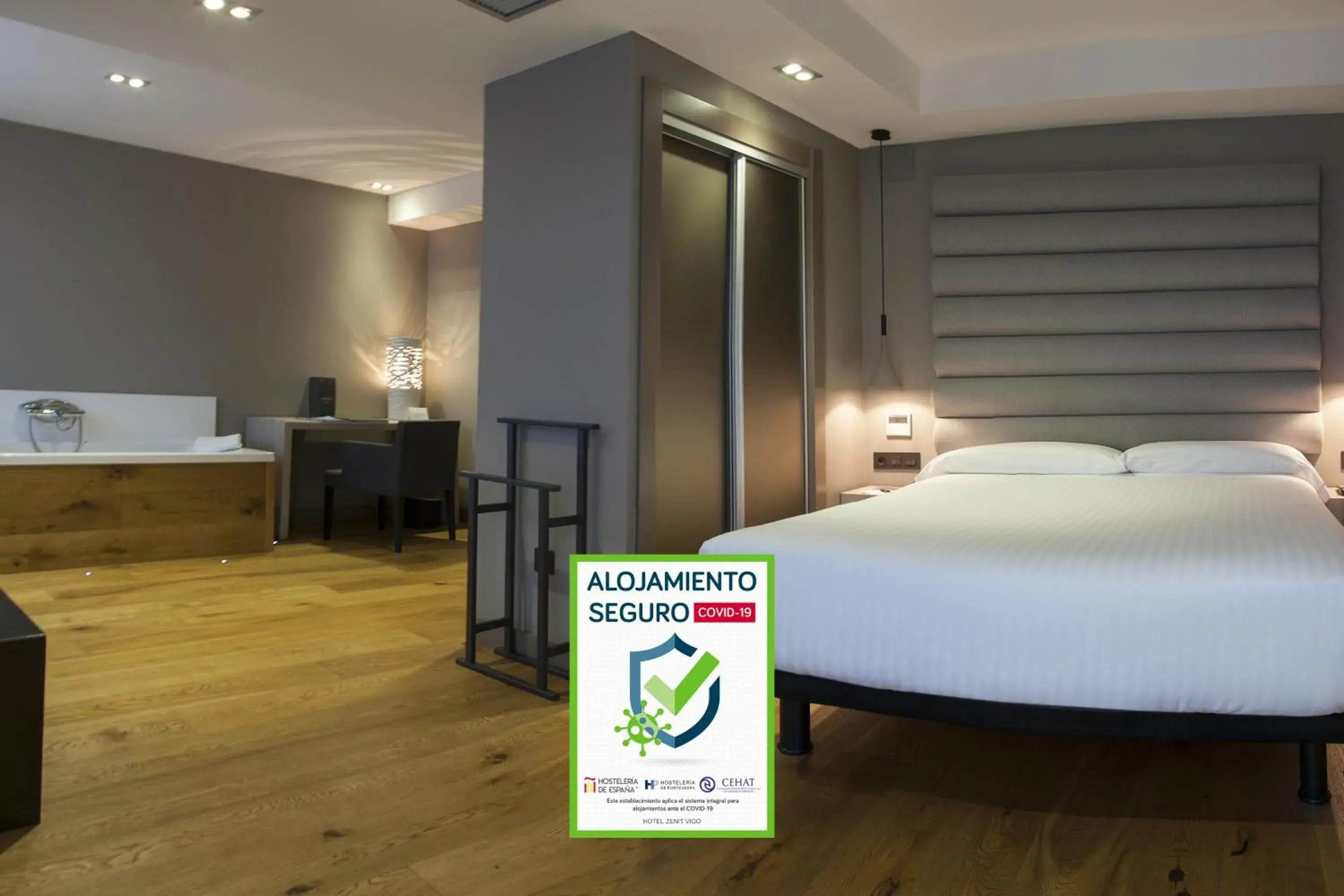 Bed in Zenit Vigo Bed in Zenit Vigo