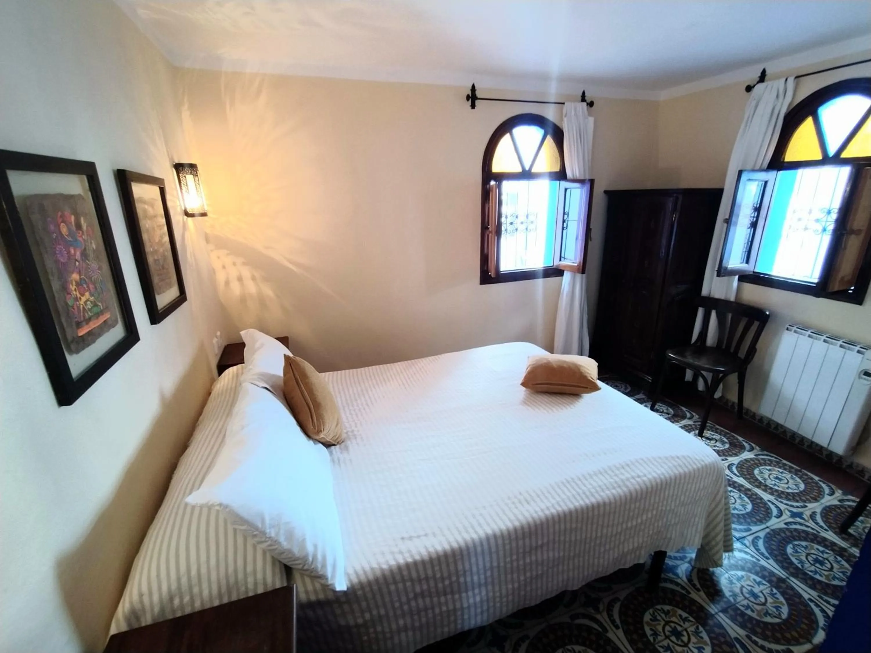 Bed in Hotel Gernika