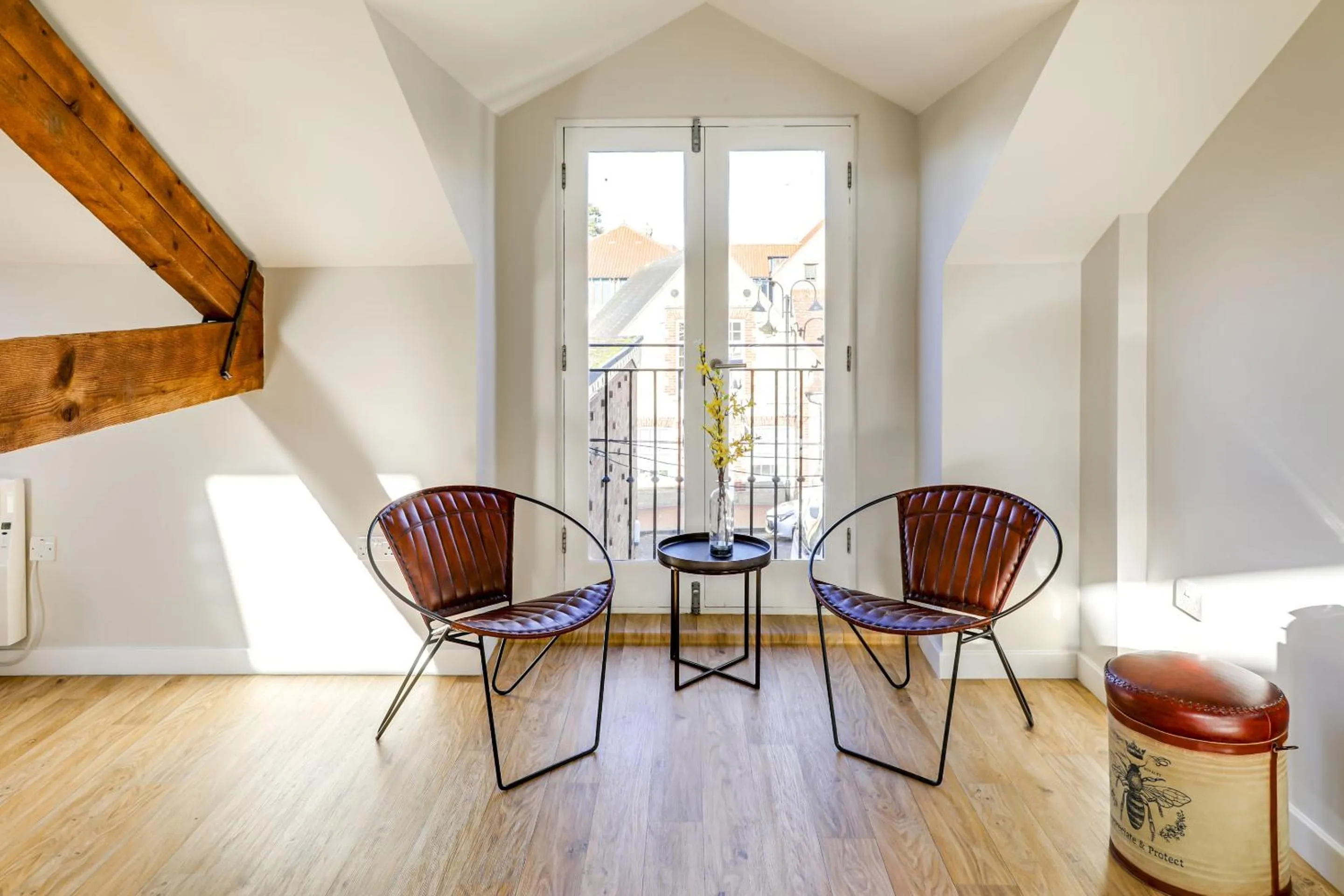 Living room in The Old Warehouse Ely "Apartments"