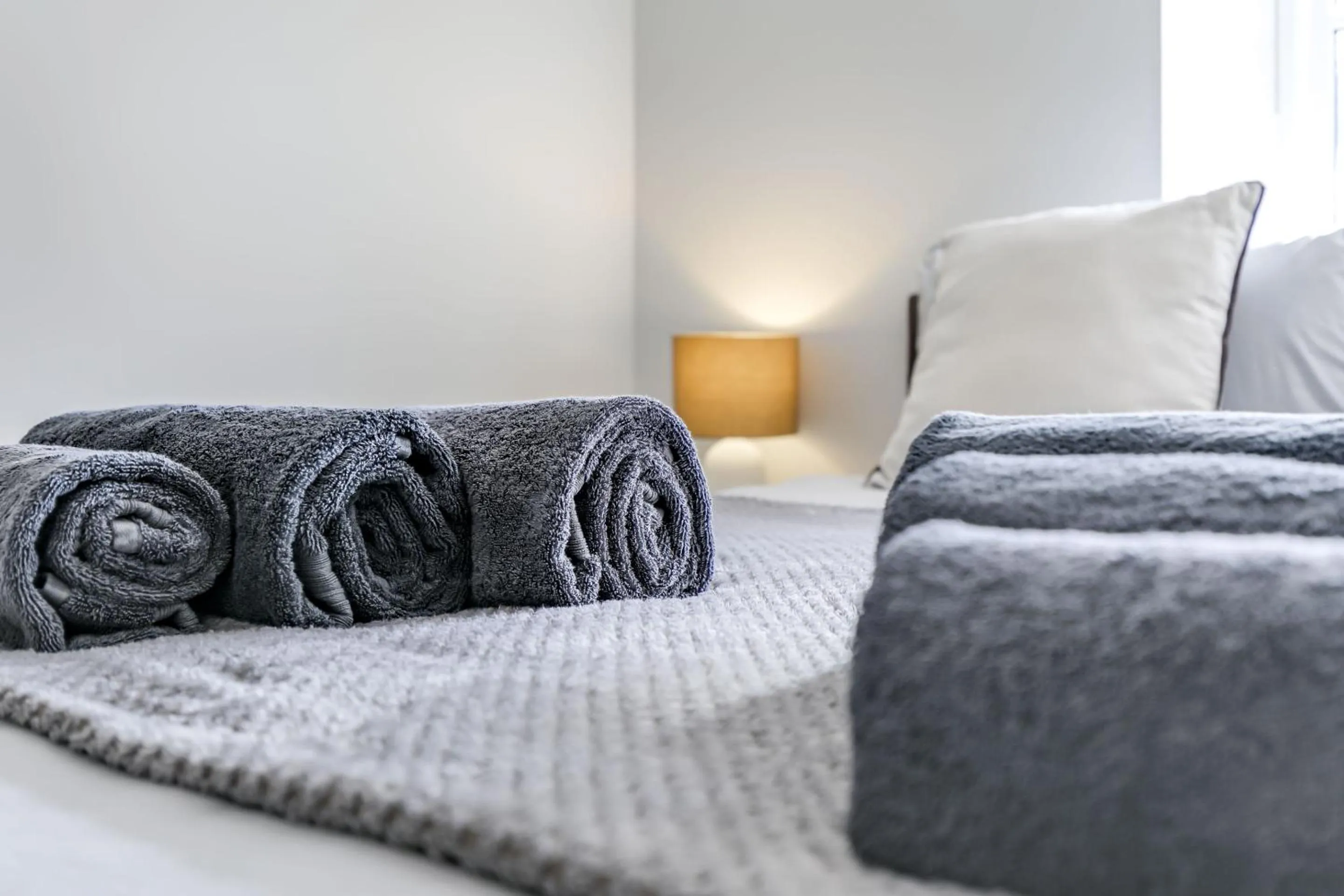 Bedroom, Bed in The Old Warehouse Ely "Apartments"