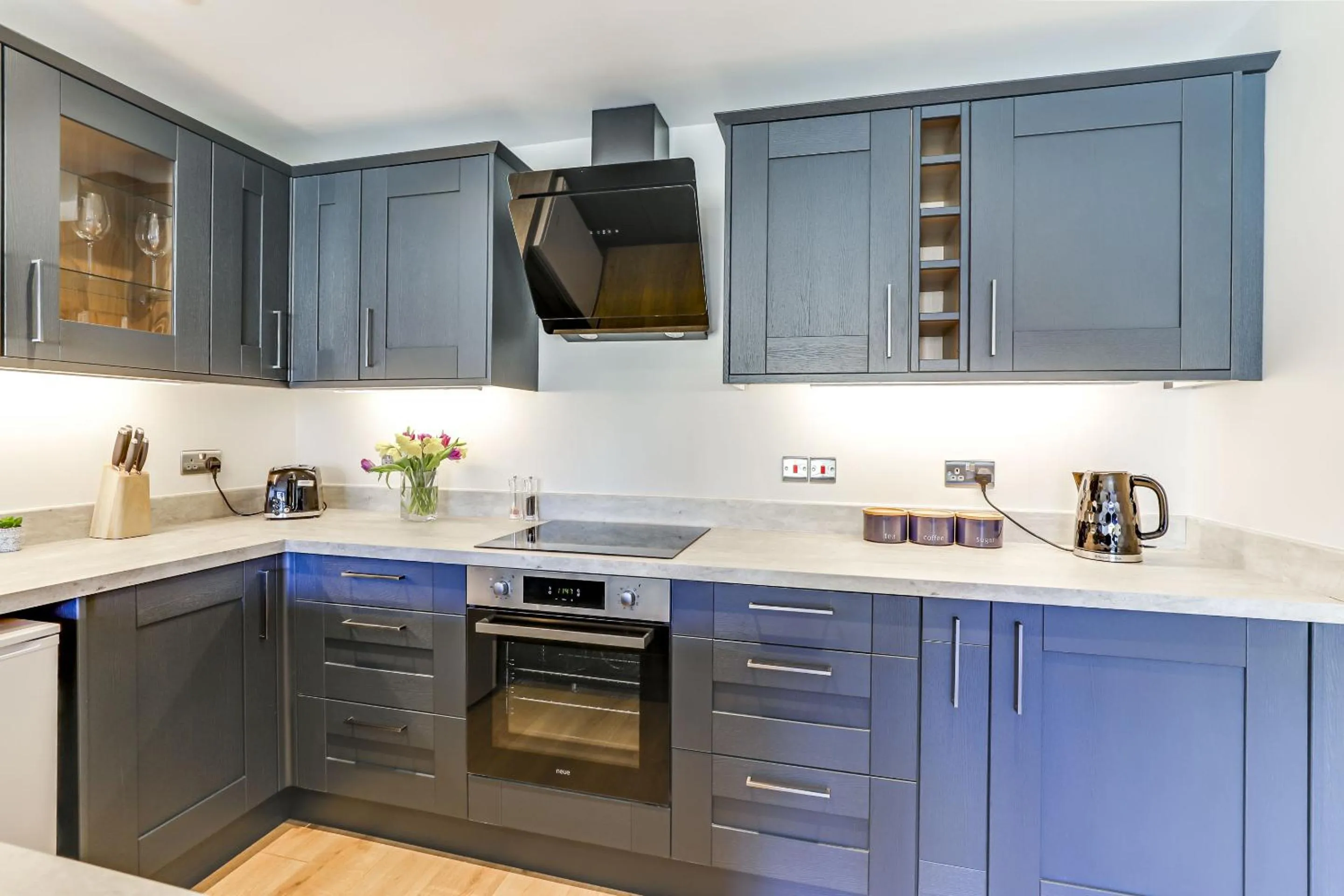Kitchen or kitchenette in The Old Warehouse Ely "Apartments"