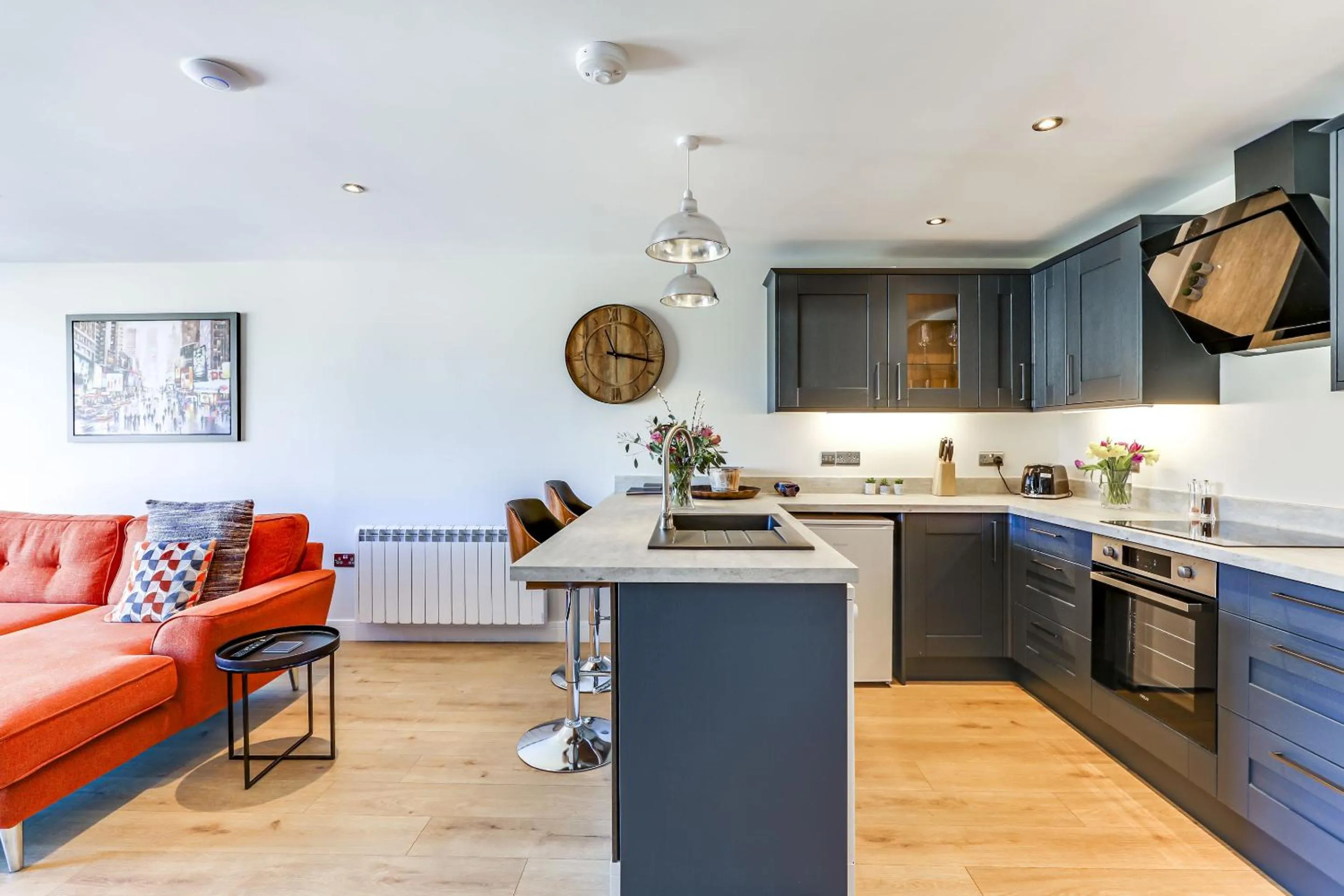 Kitchen or kitchenette in The Old Warehouse Ely "Apartments"