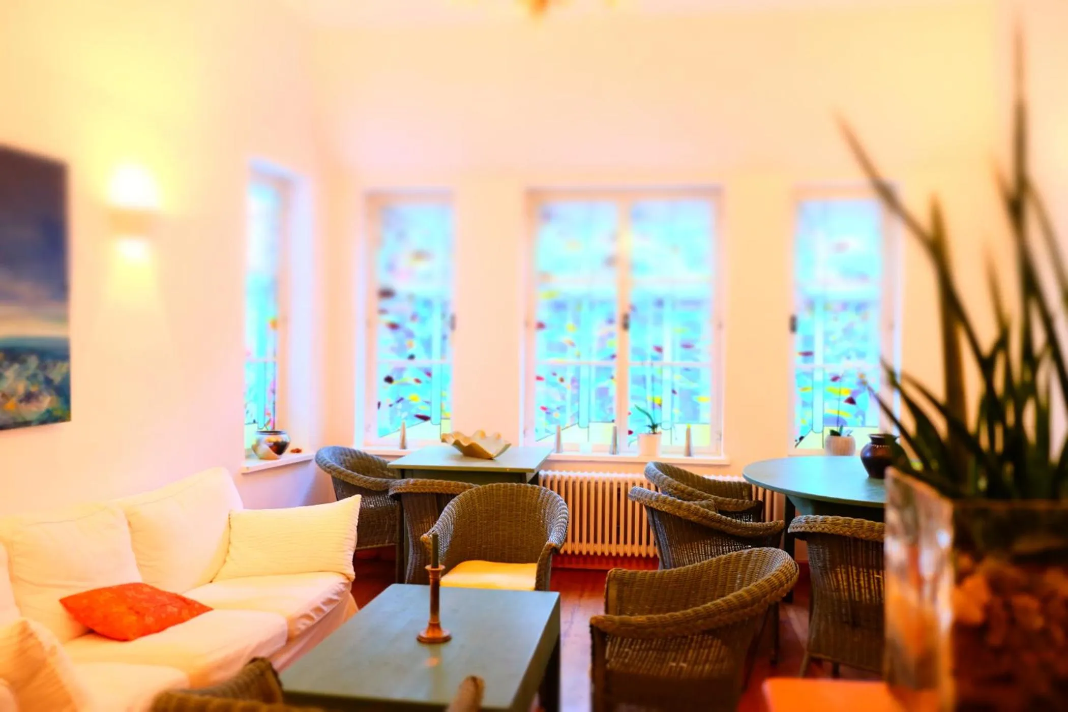 Communal lounge/ TV room in Hotel Maurerhansl