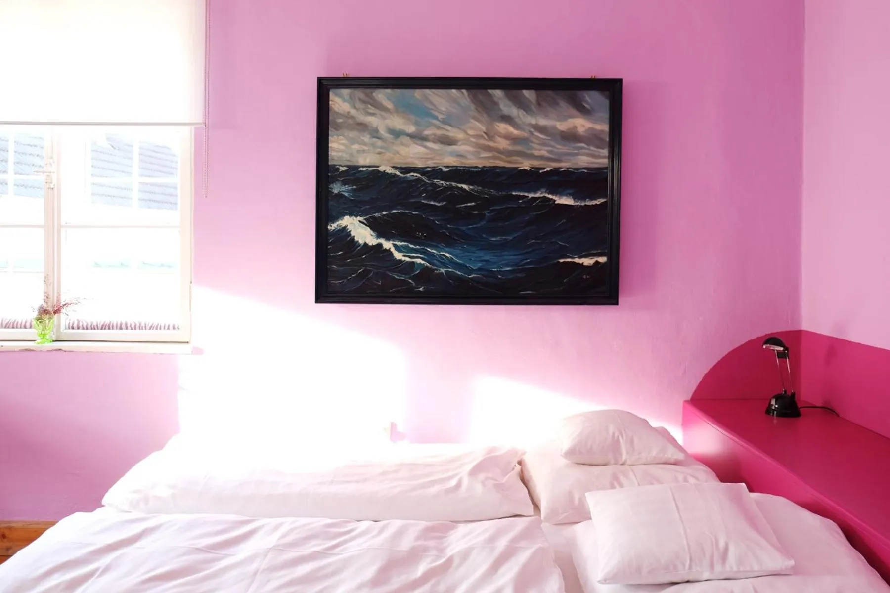 Decorative detail, Bed in Hotel Maurerhansl