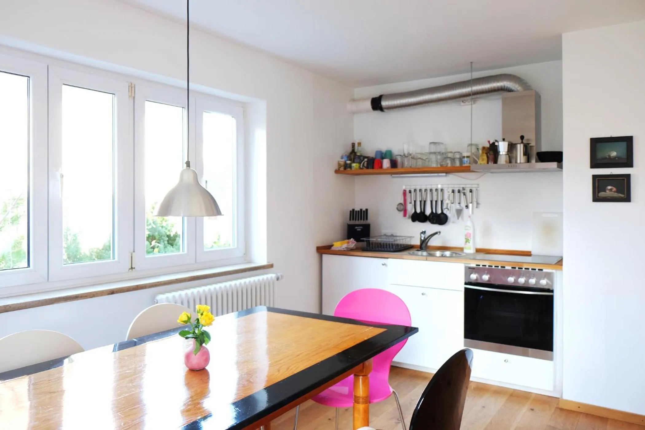 Kitchen or kitchenette in Hotel Maurerhansl