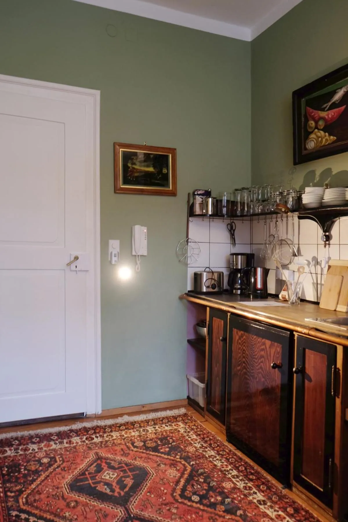 Kitchen or kitchenette in Hotel Maurerhansl