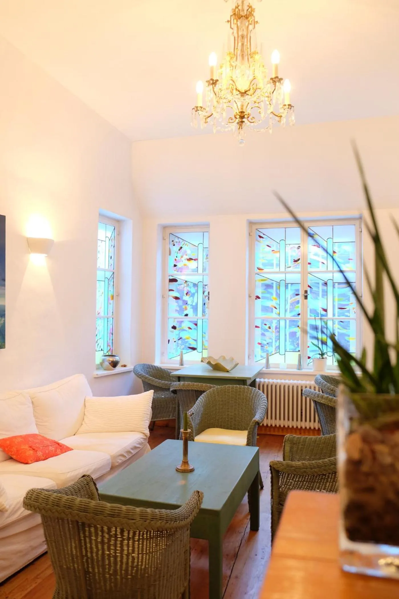 Communal lounge/ TV room in Hotel Maurerhansl