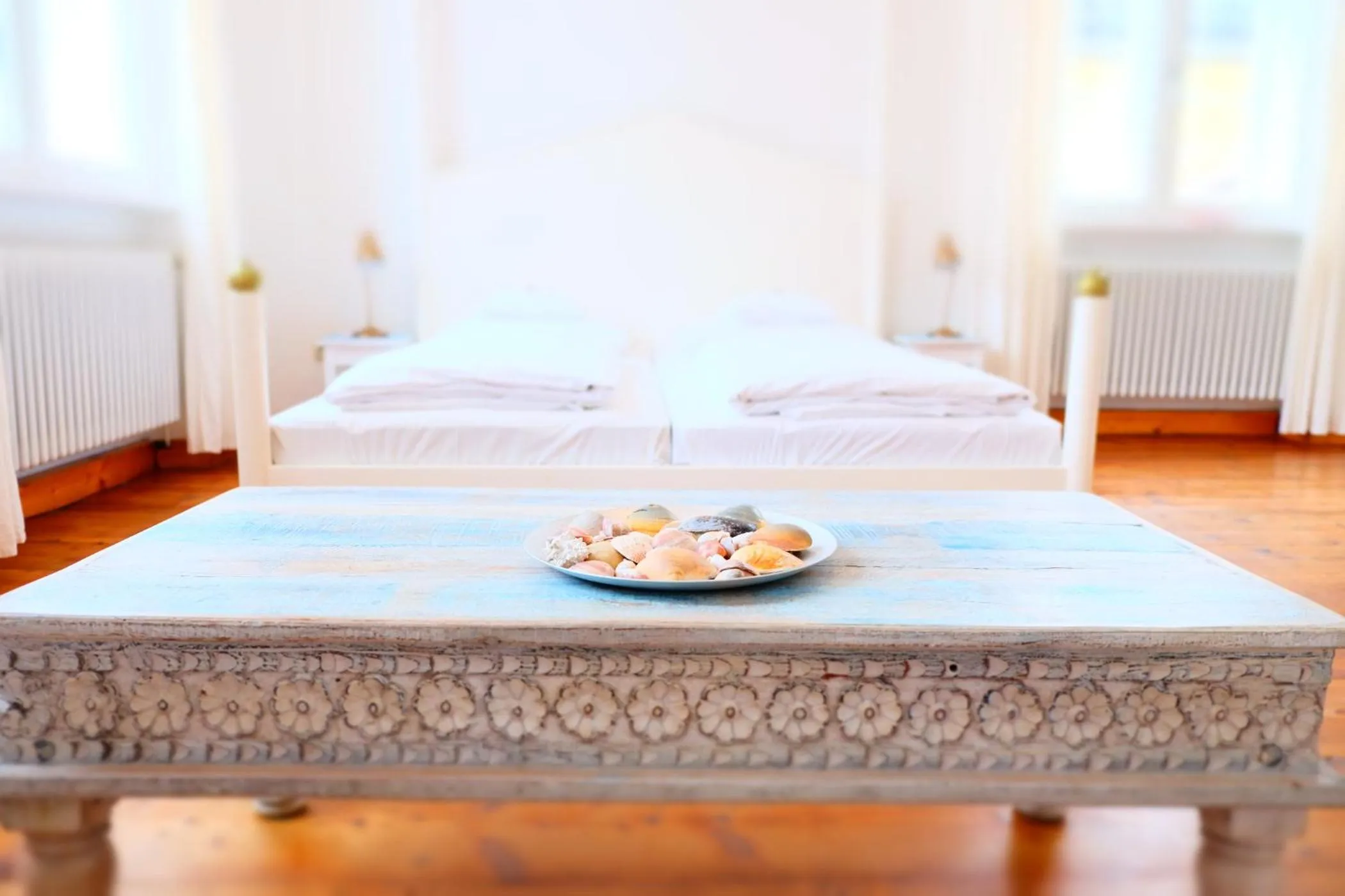 Decorative detail, Bed in Hotel Maurerhansl