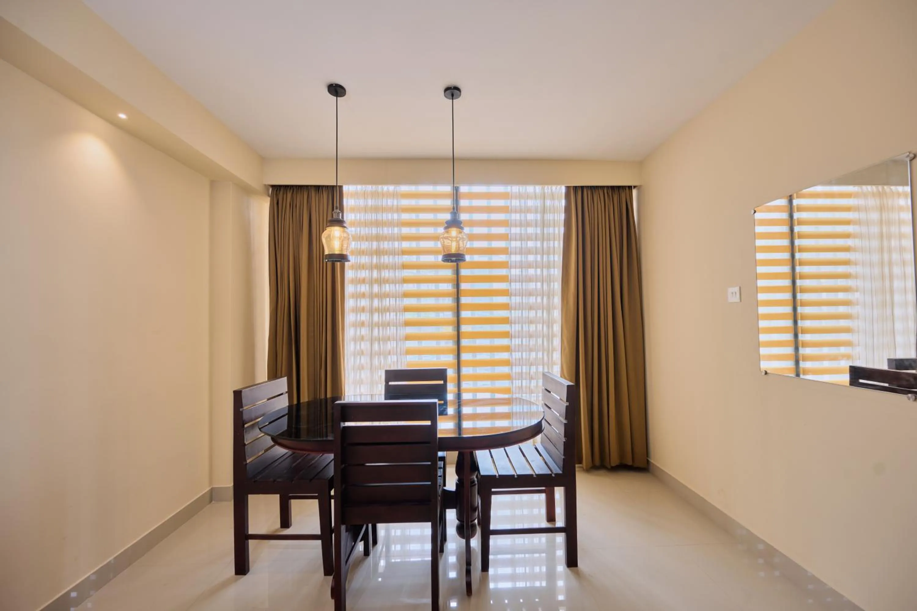 Dining area in Thekkady Gavi Suites