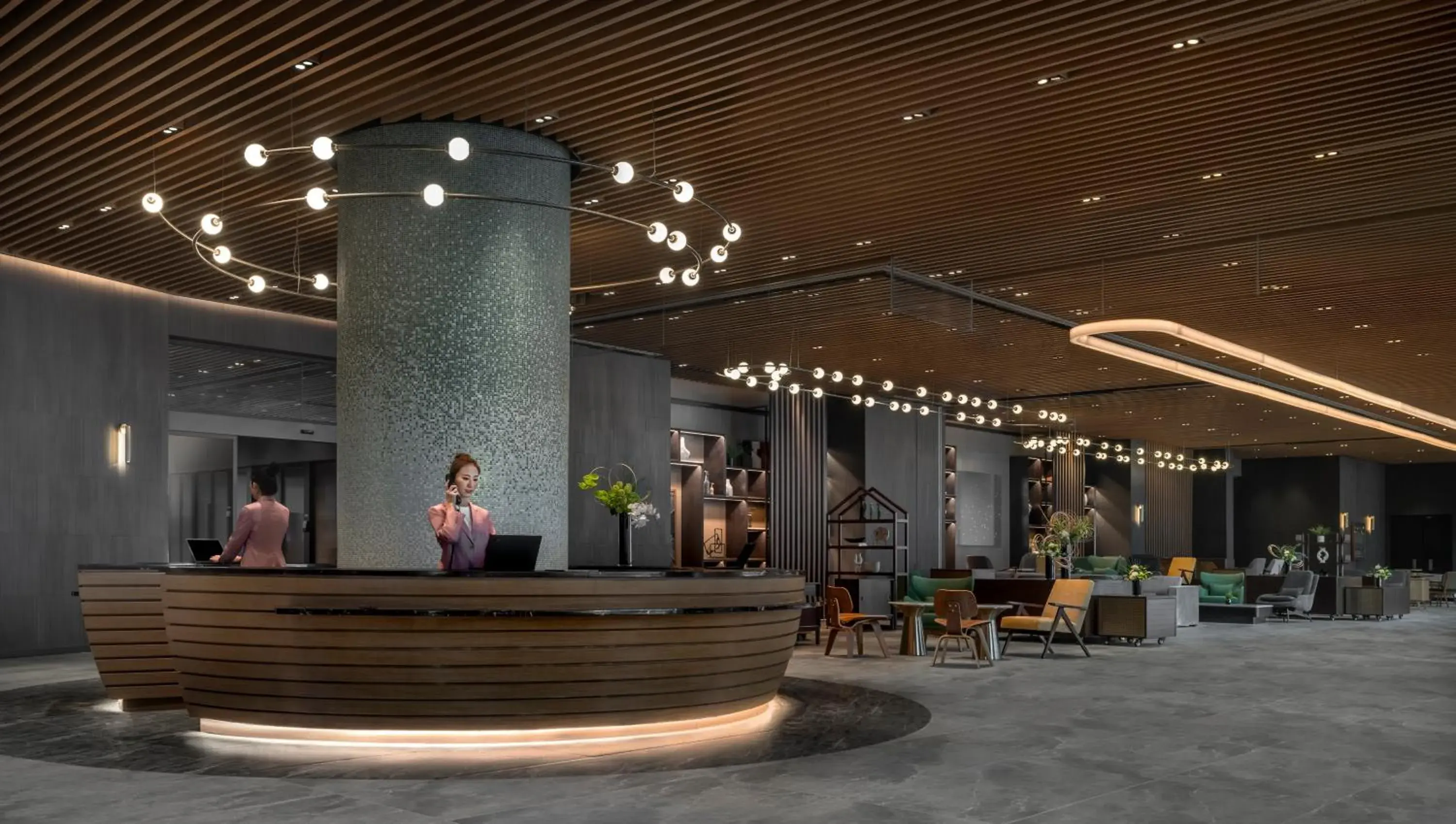 Lobby or reception in Jen Shenzhen Qianhai By Shangri-La Lobby or reception in Jen Shenzhen Qianhai By Shangri-La