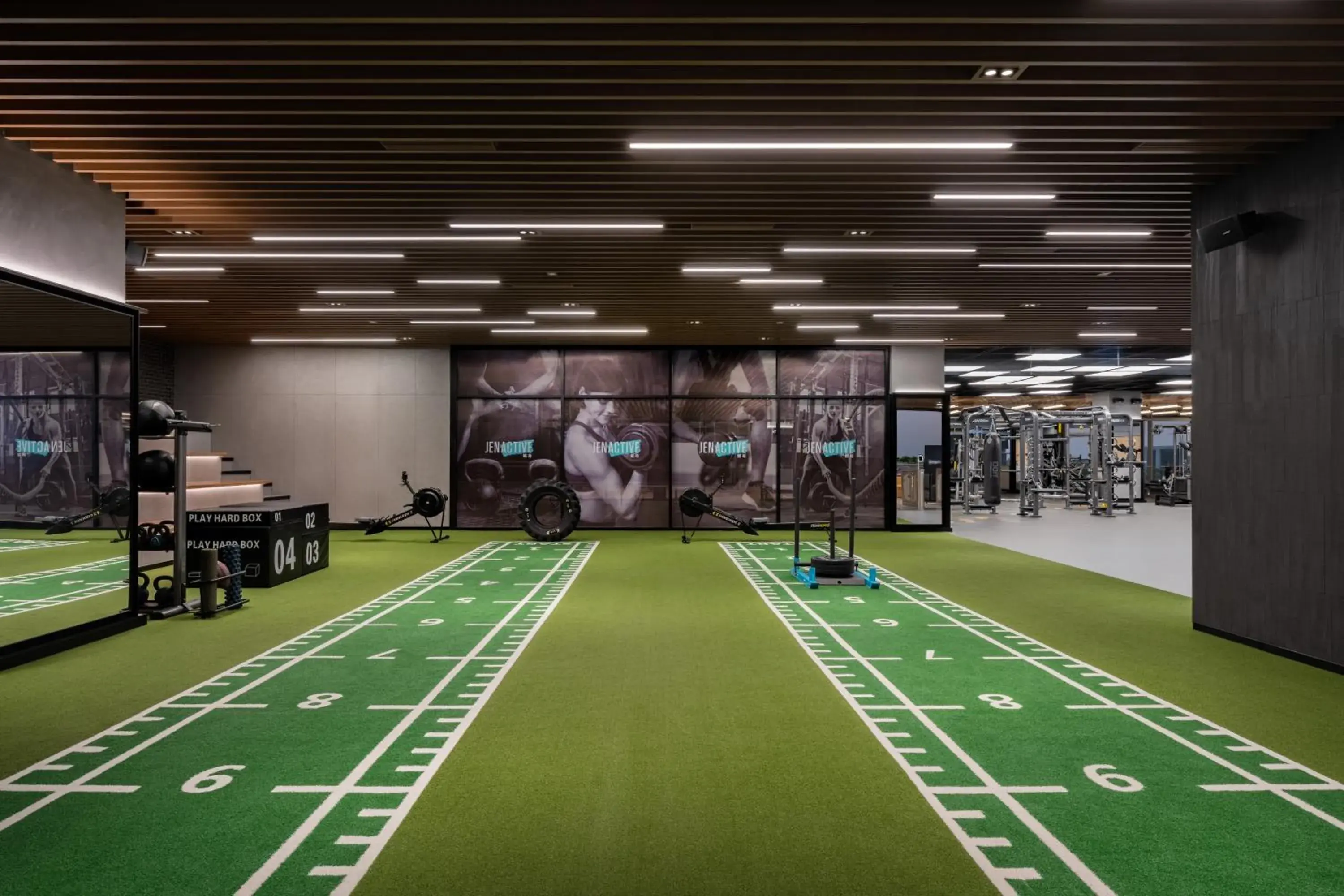 Fitness centre/facilities in Jen Shenzhen Qianhai By Shangri-La Fitness centre/facilities in Jen Shenzhen Qianhai By Shangri-La