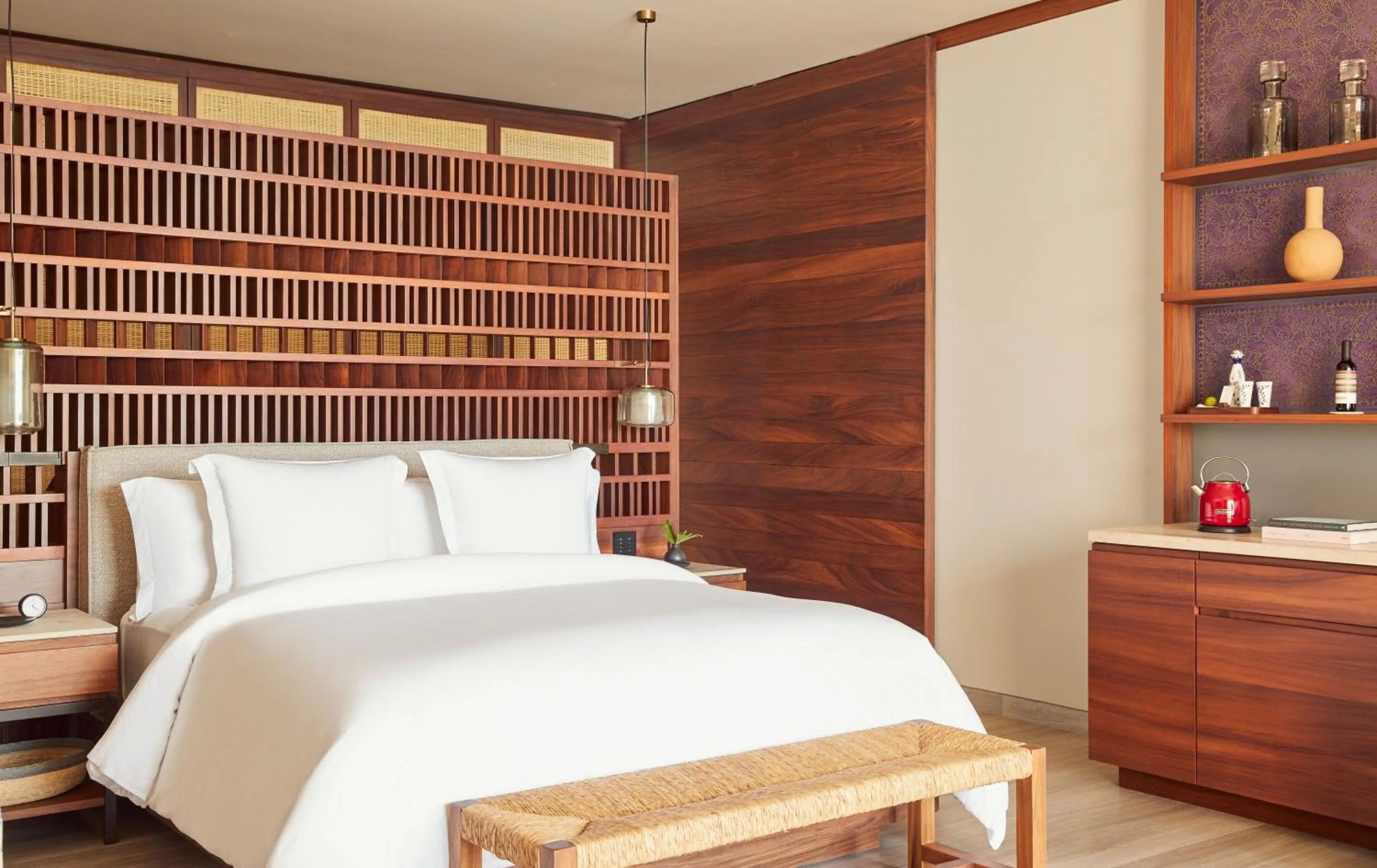 Bed in Four Seasons Resort Tamarindo, México