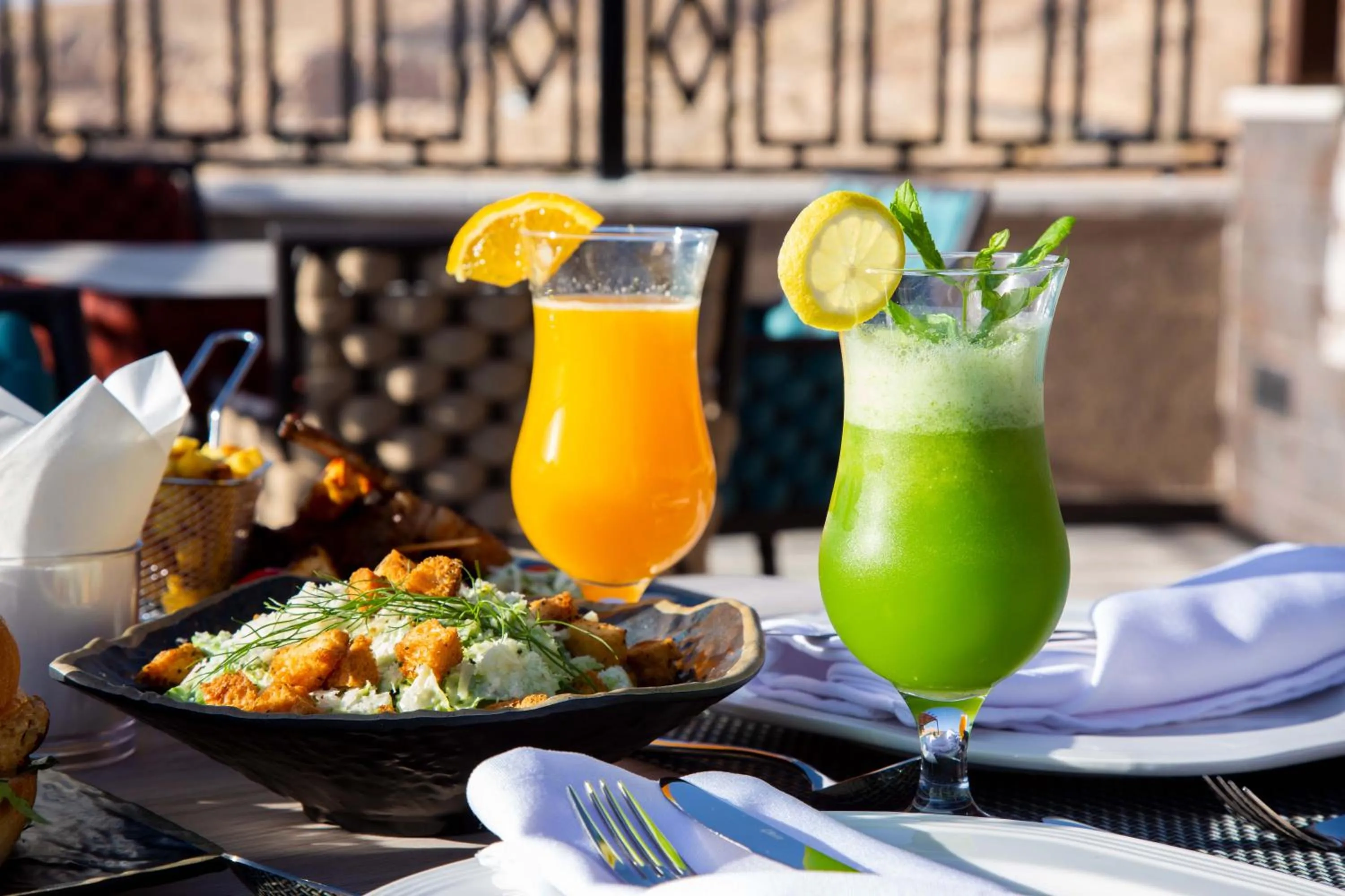 Food in Petra Moon Luxury Hotel