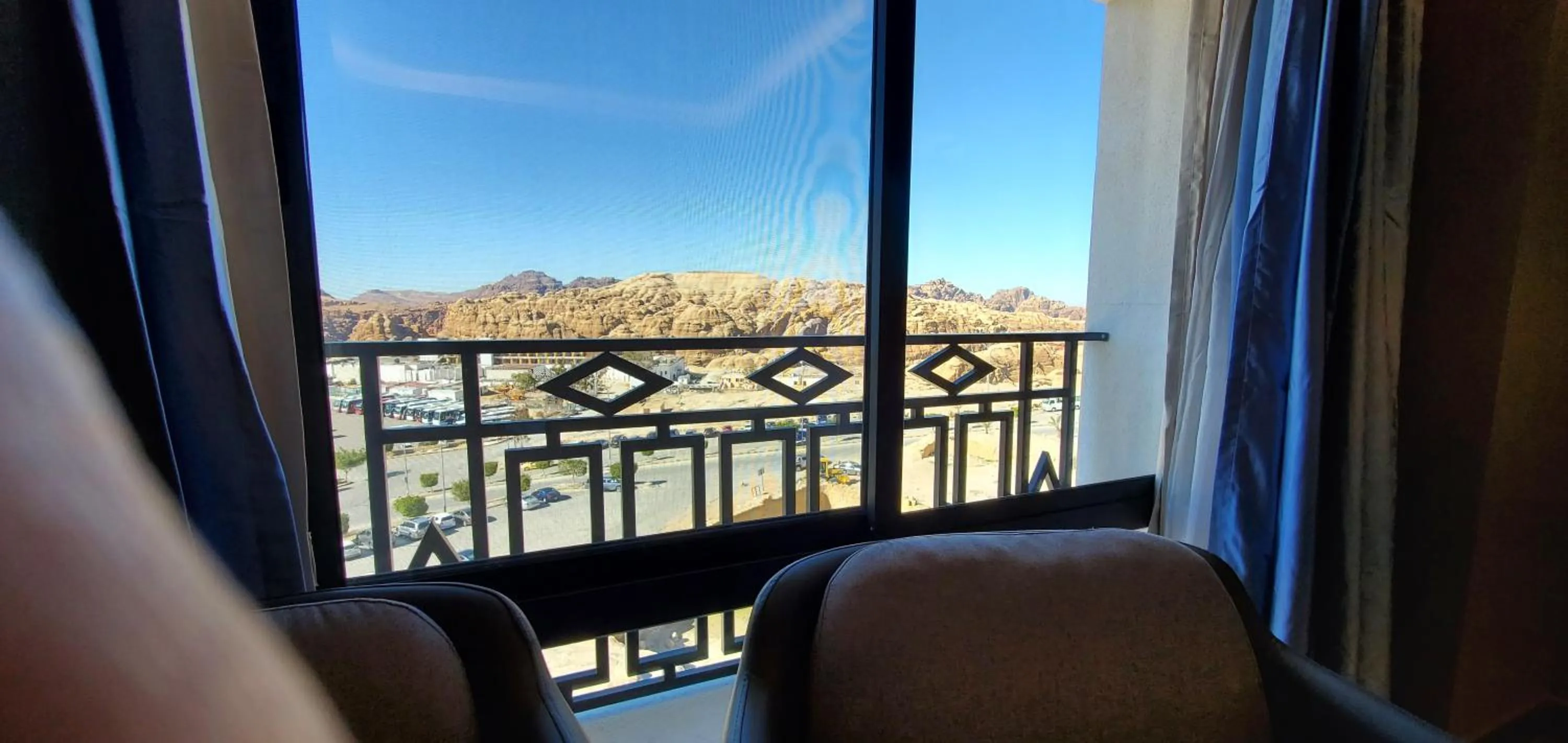 City view in Petra Moon Luxury Hotel