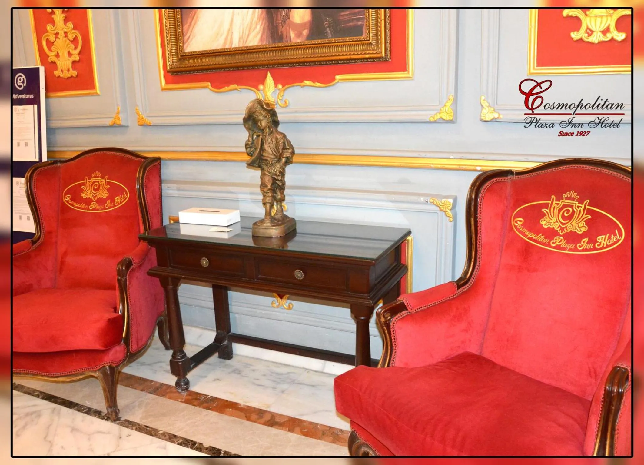 Lobby or reception in Cosmopolitan hotel