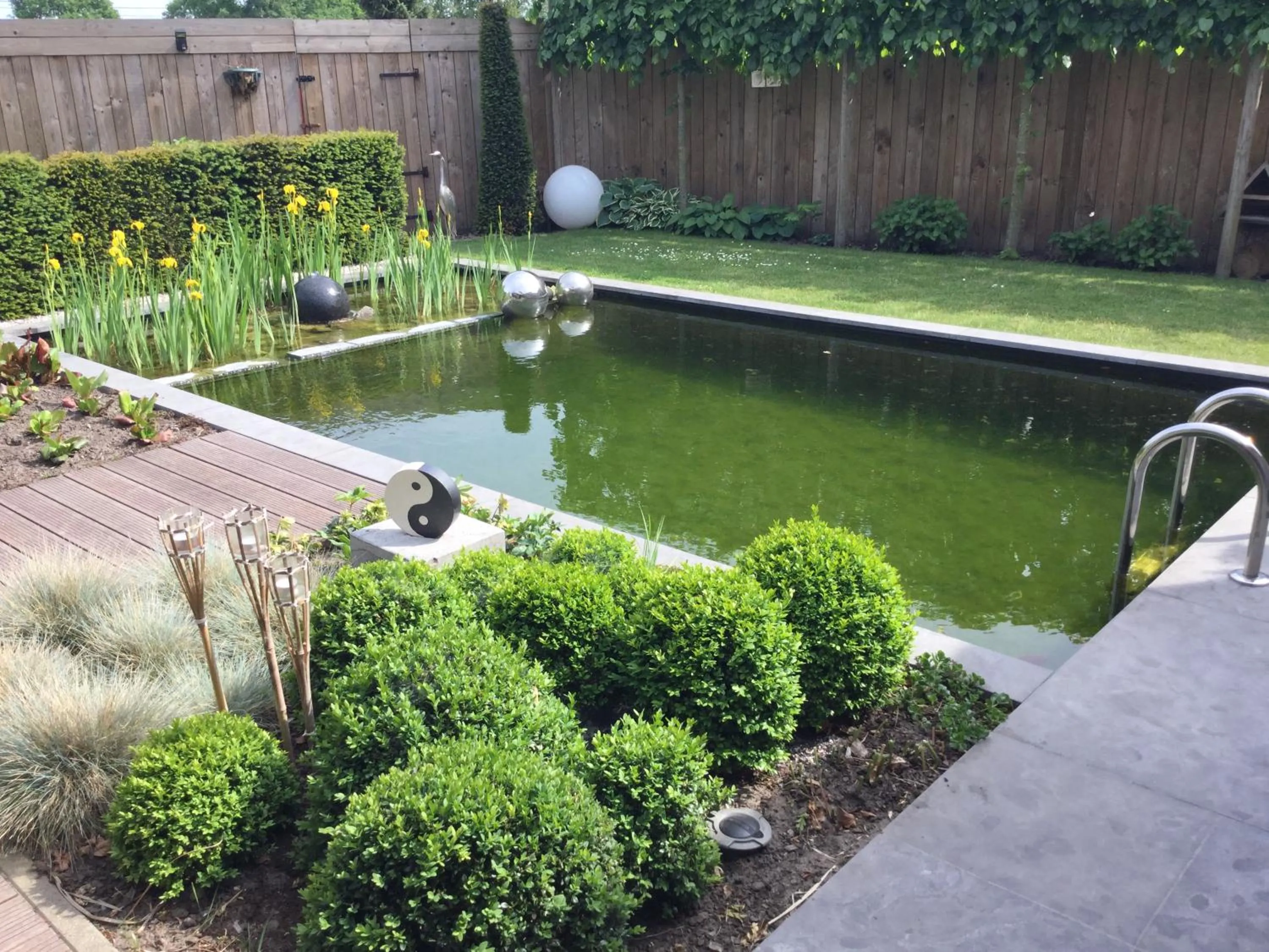 Garden in B&B De Grote Plaats