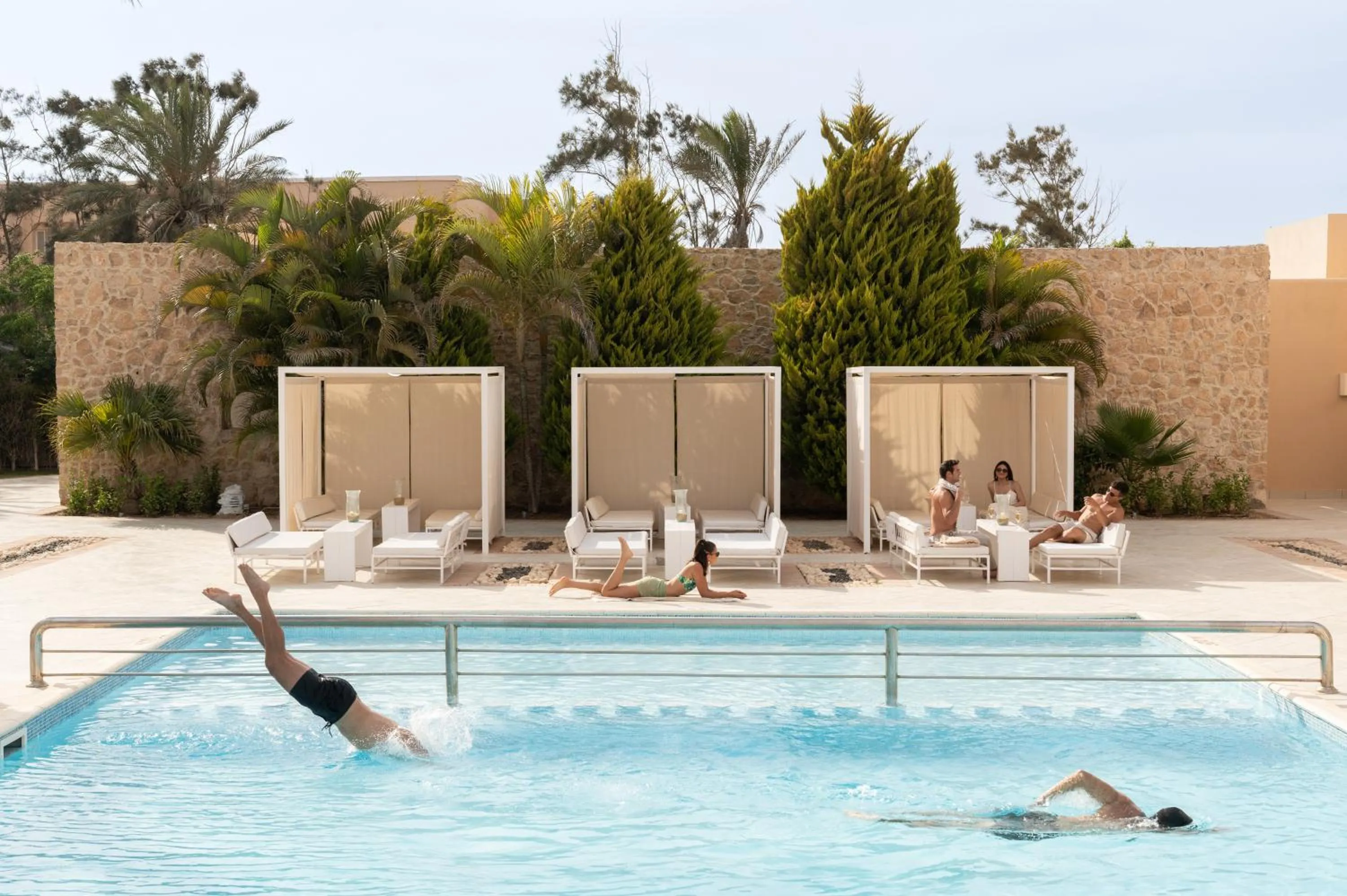 Swimming pool in JAZ Neo Almazino, Almaza Bay