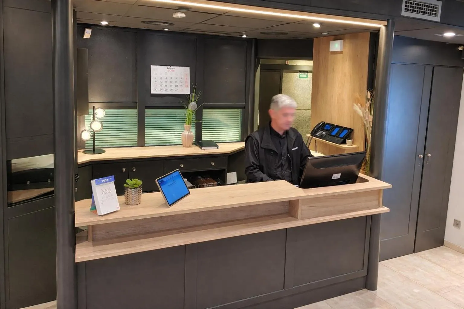 Lobby or reception in Hotel Punt 14