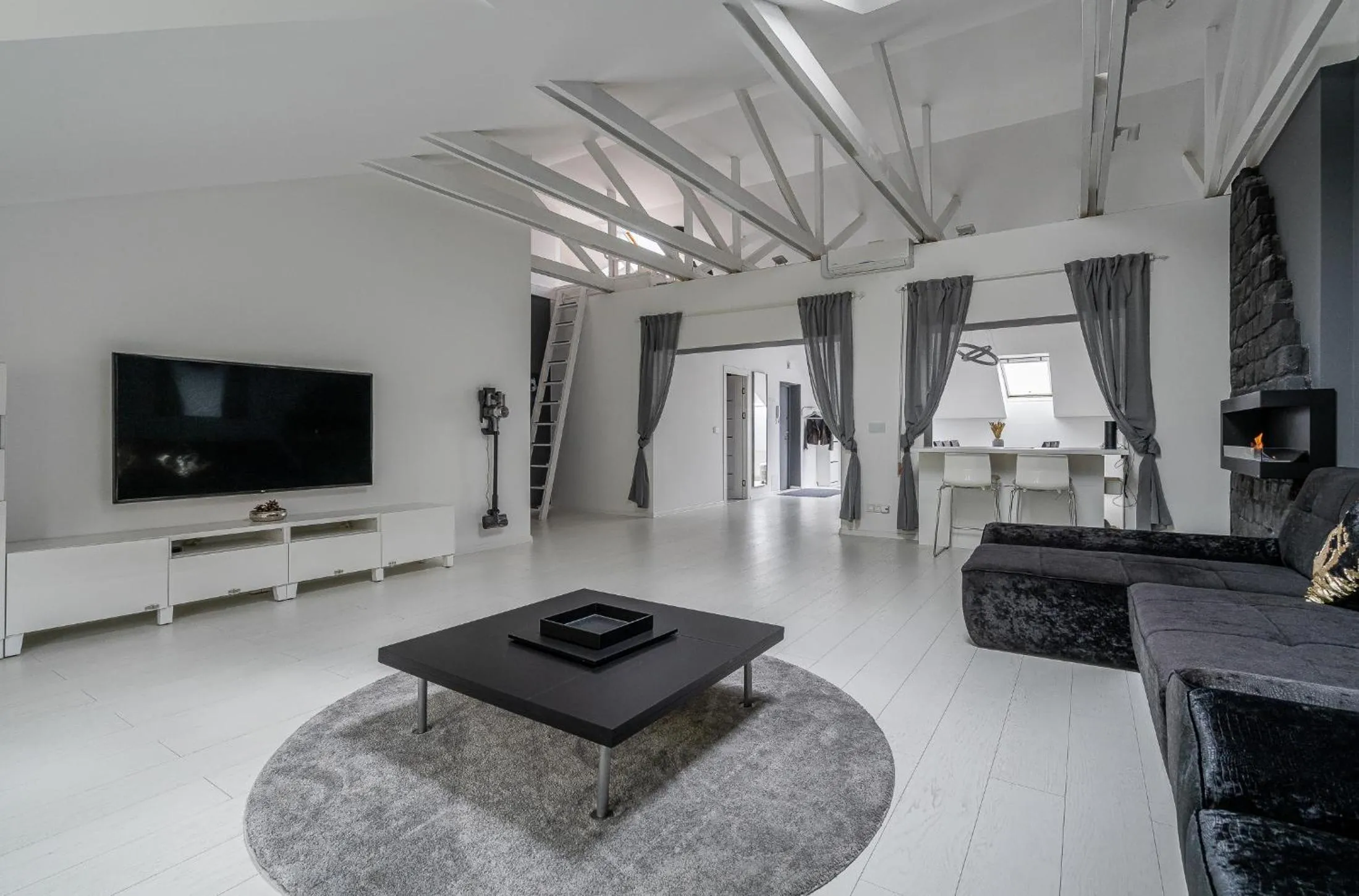 Living room in Grey House