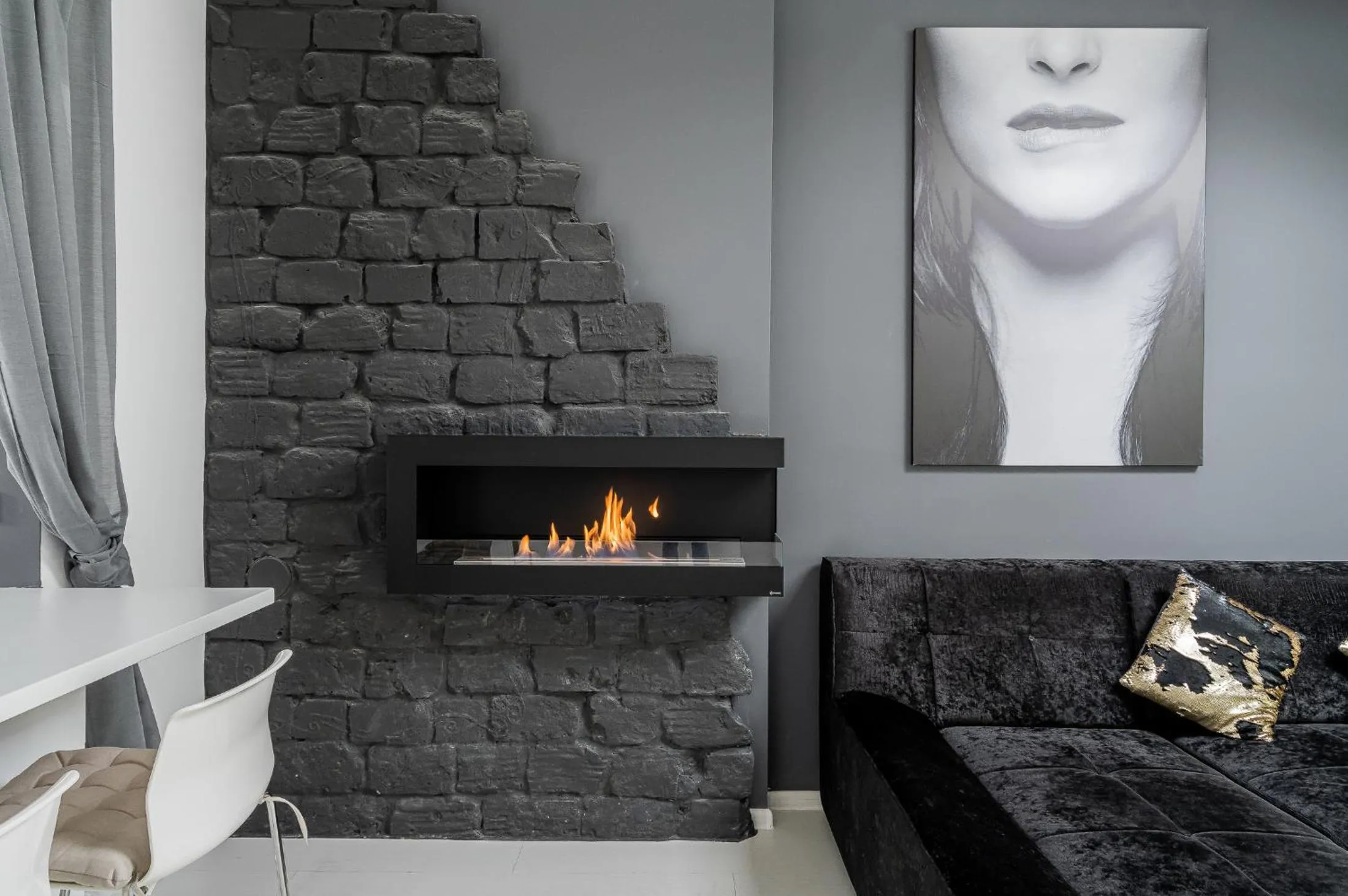 Living room in Grey House